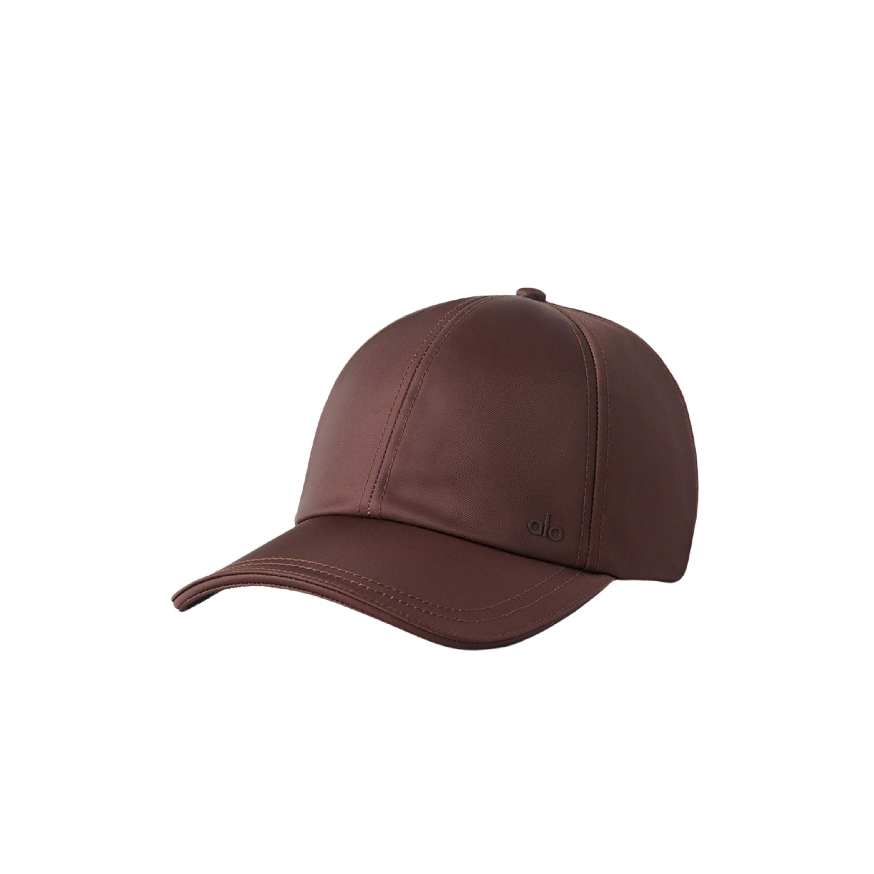 Alo Satin Off-Duty Cap - Brownstone