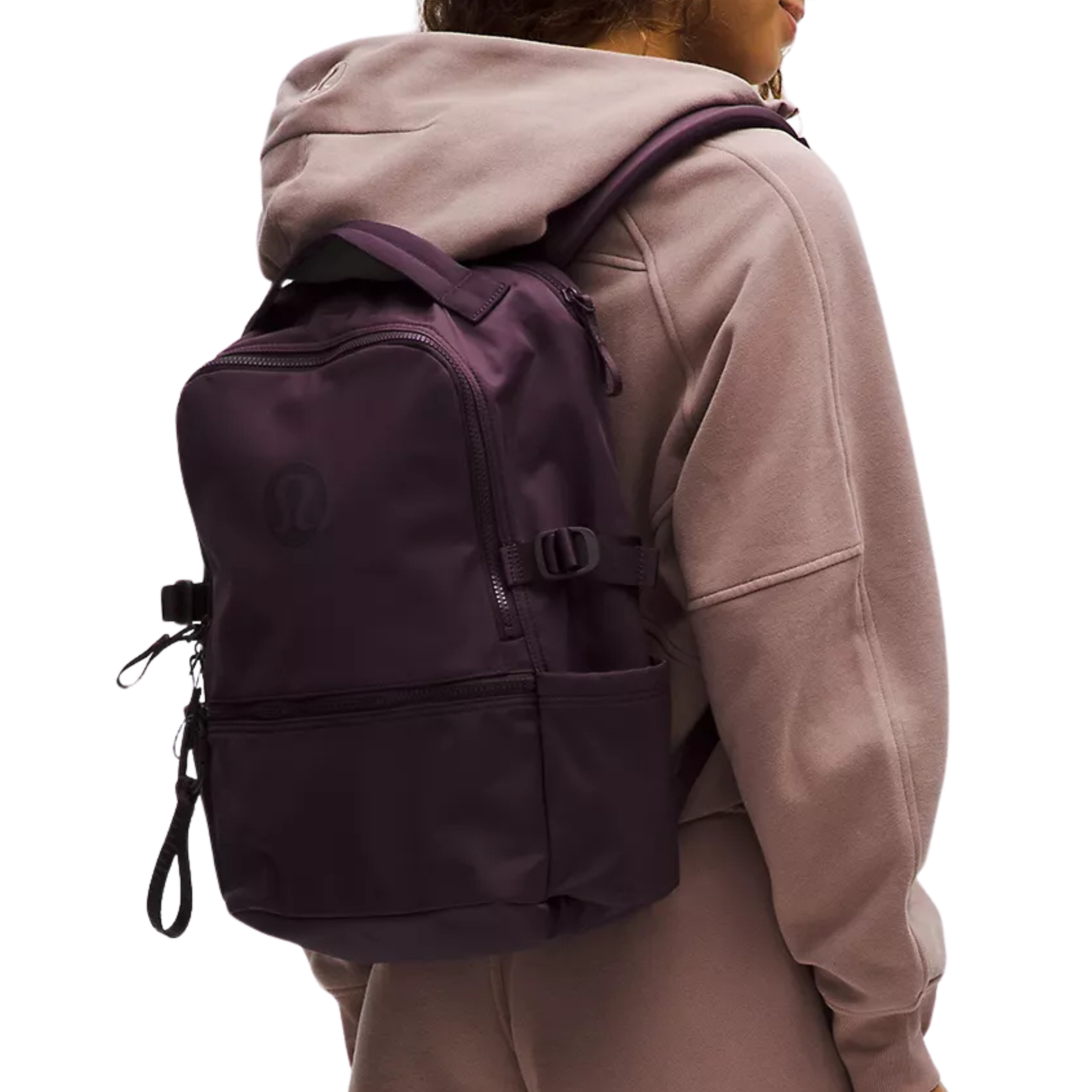 Lululemon New Crew Backpack - Black Plum