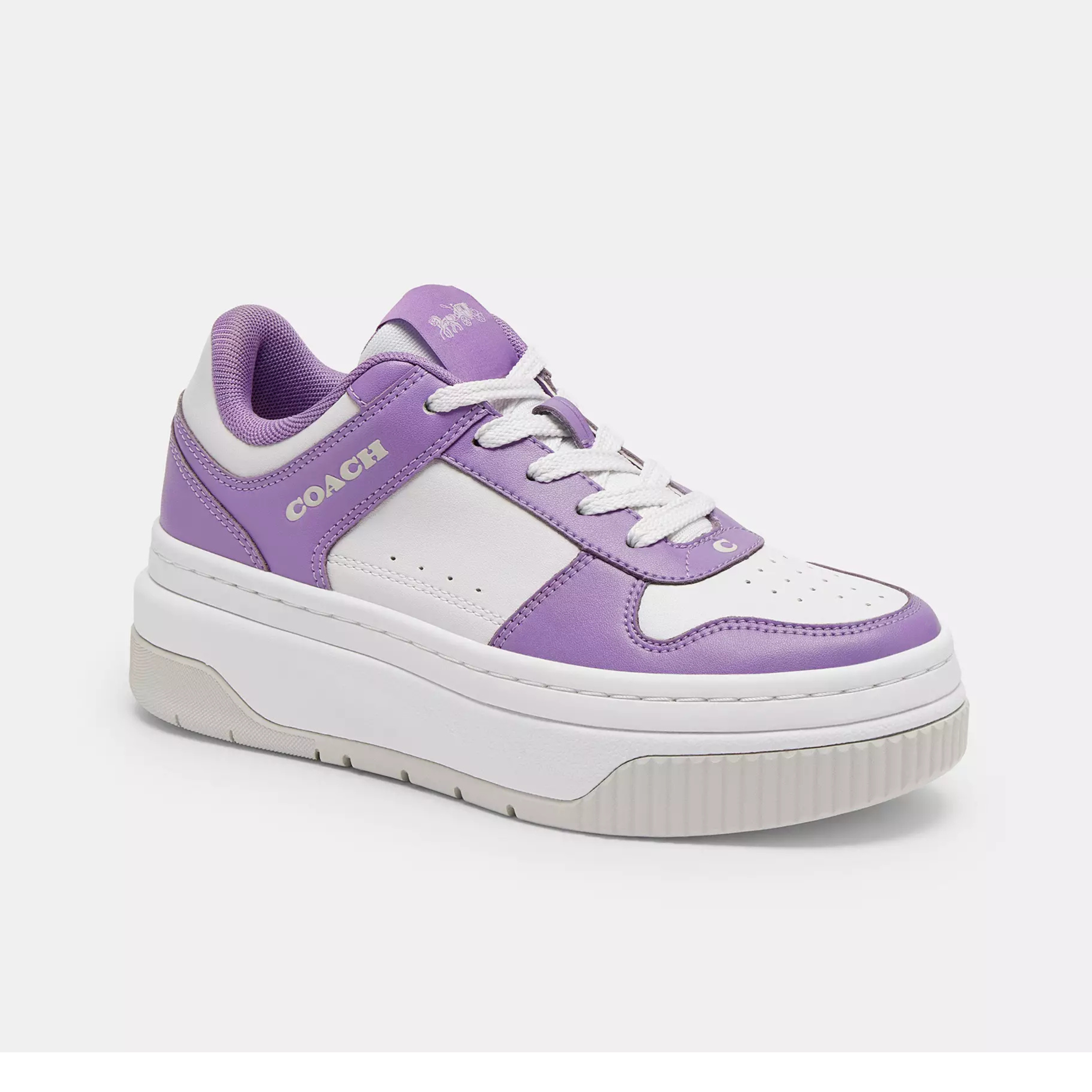 COACH Women's Platform Sneaker - Iris Optic White