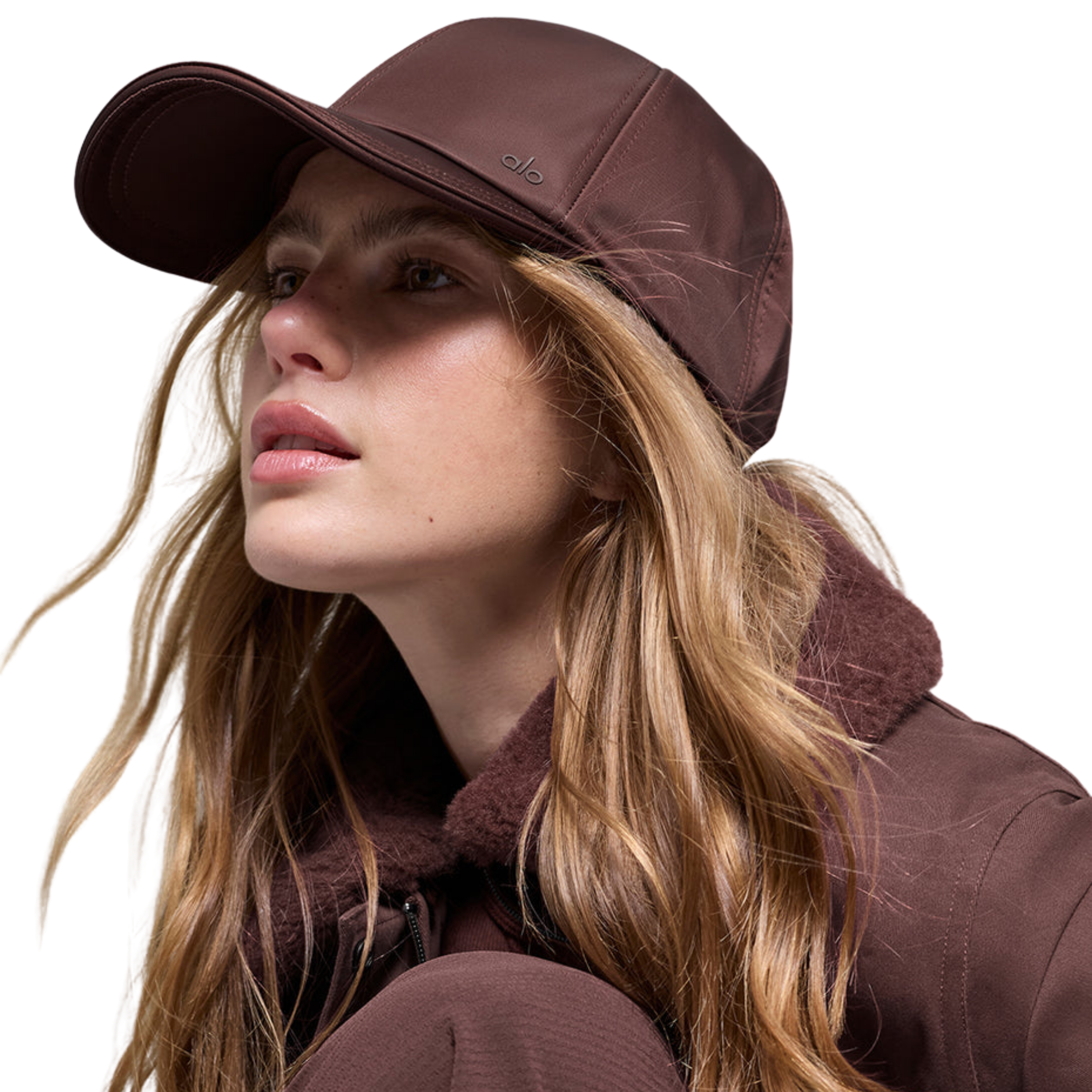 Alo Satin Off-Duty Cap - Brownstone