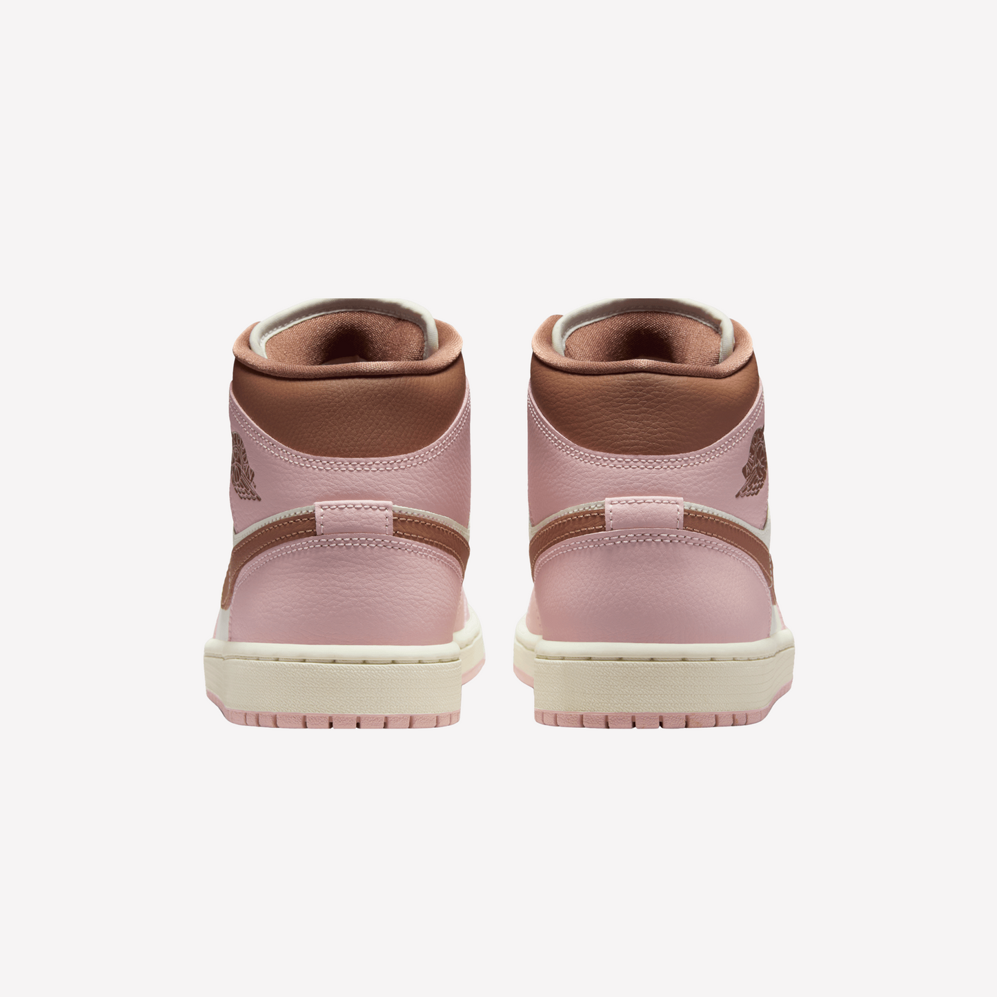 Nike Women's Jordan 1 Mid SE - Archeo Brown Pink Oxford