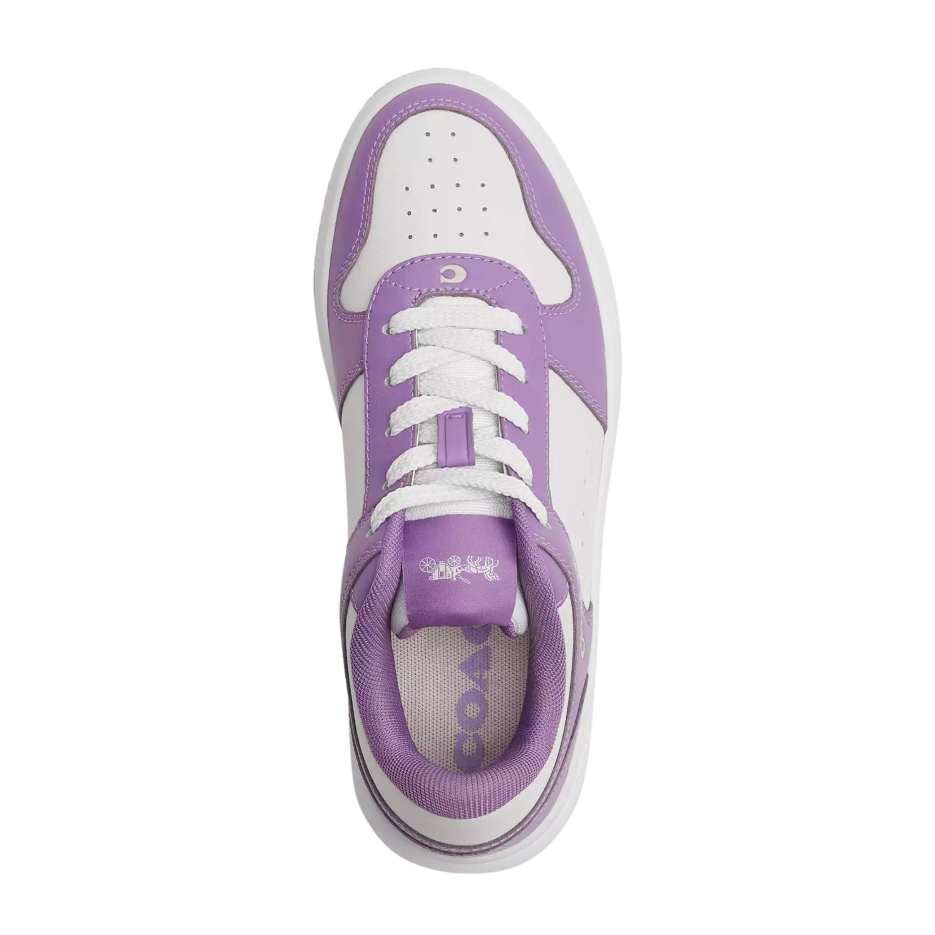 COACH Women's Platform Sneaker - Iris Optic White