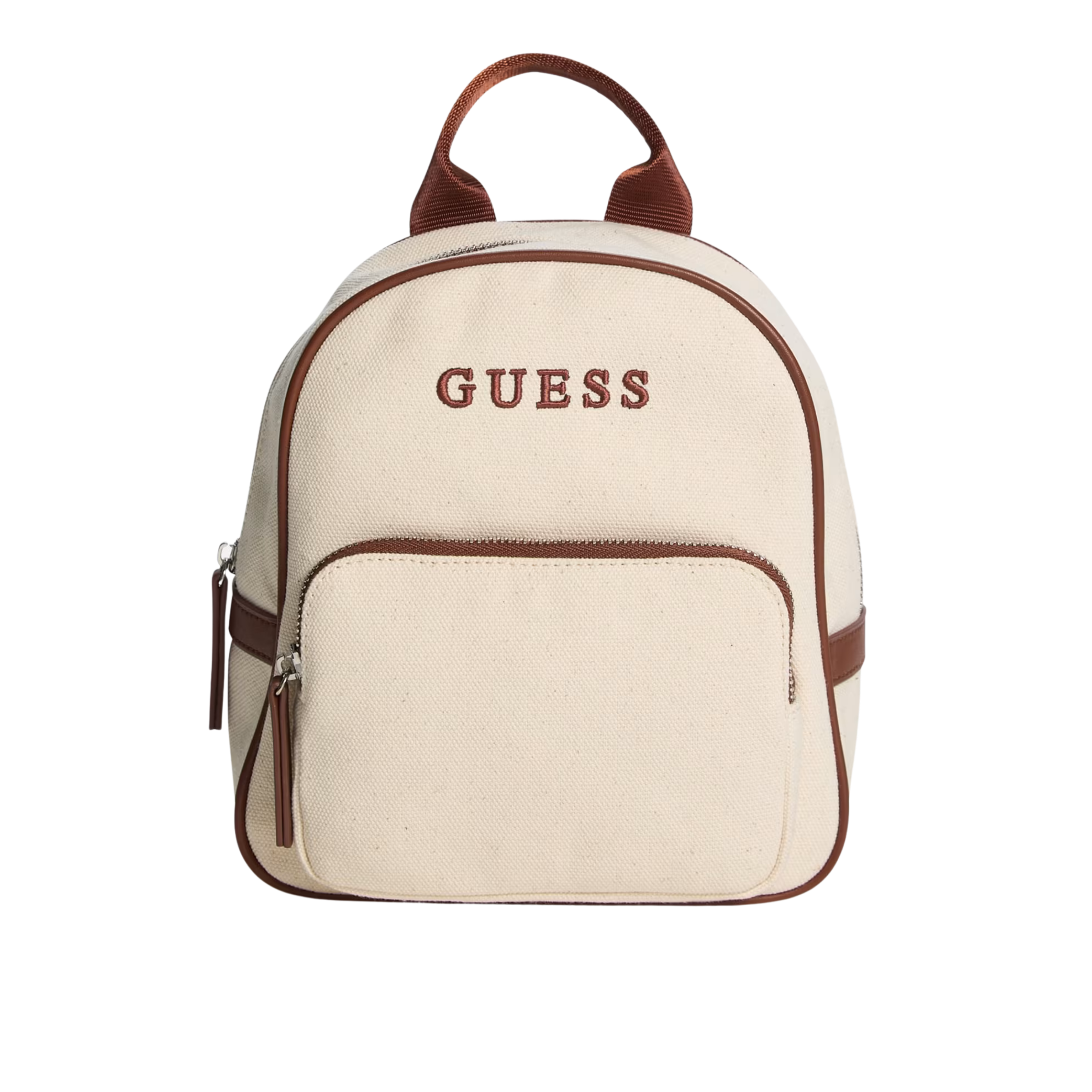 GUESS Women Canvas Logo Backpack - Neutral