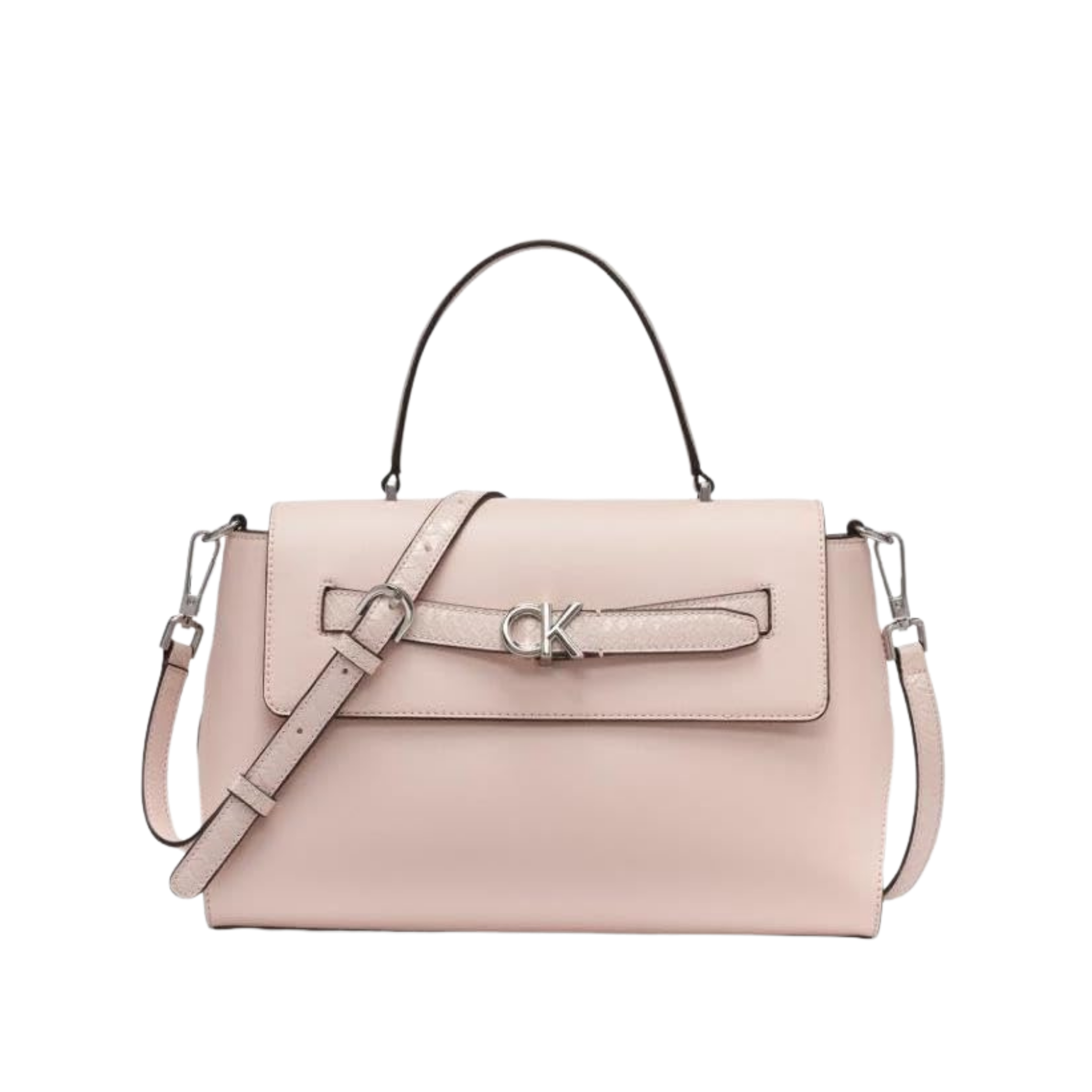 Calvin Klein Women Annalise Top Handle Satchel Bag - Petal