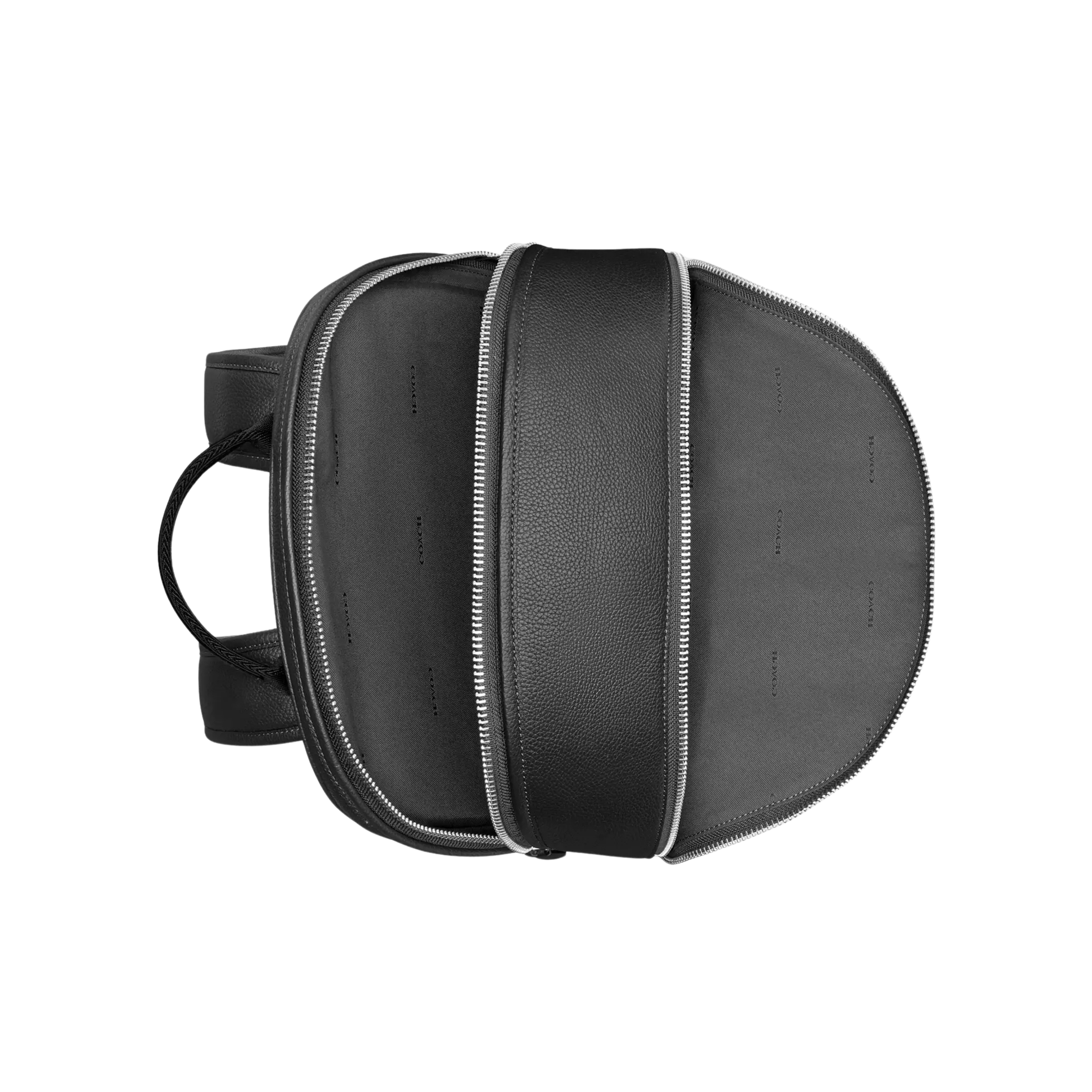 COACH Men Charter Backpack With Coach Graphic - Charcoal