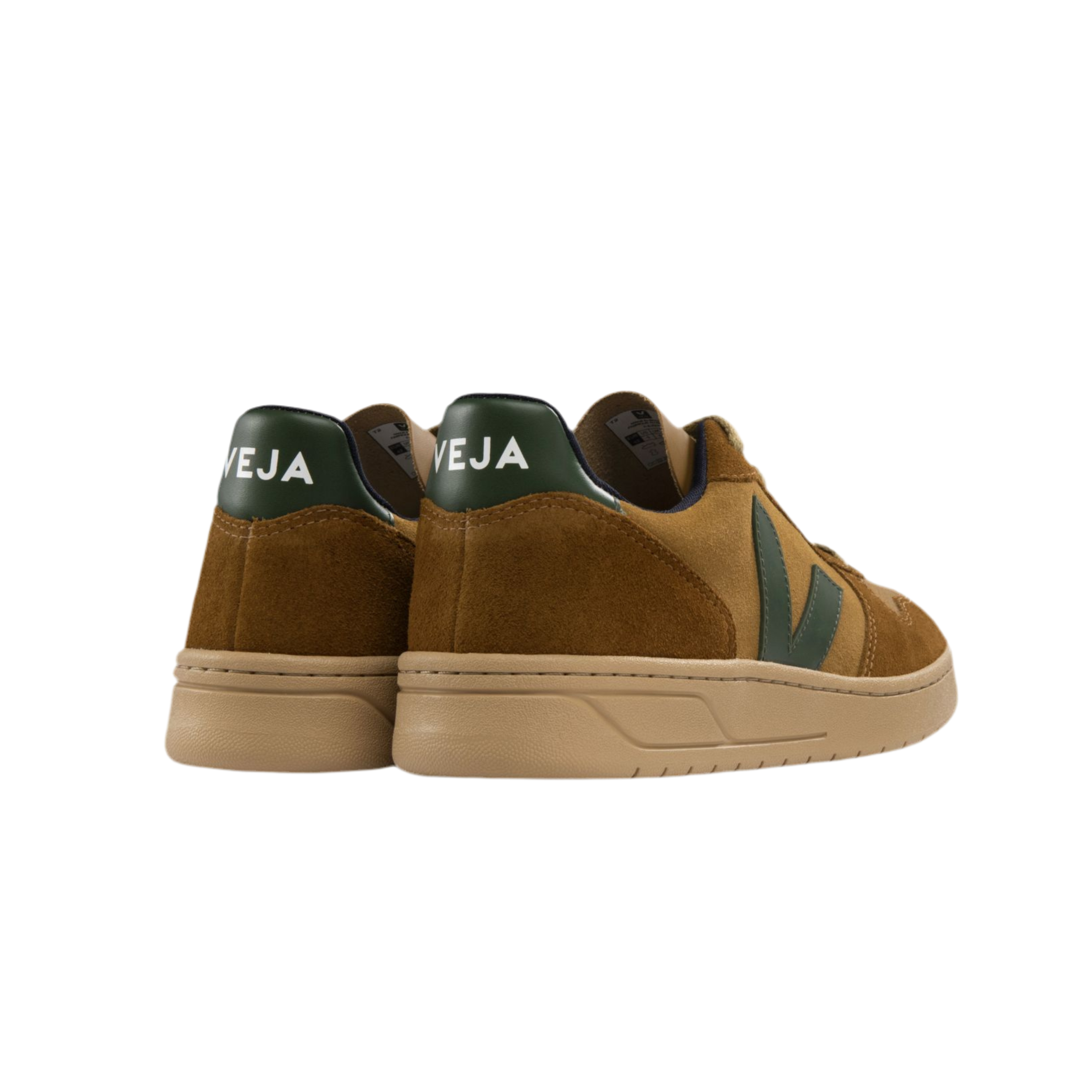 Veja Men V-10 - Suede Camel Cyprus Multico