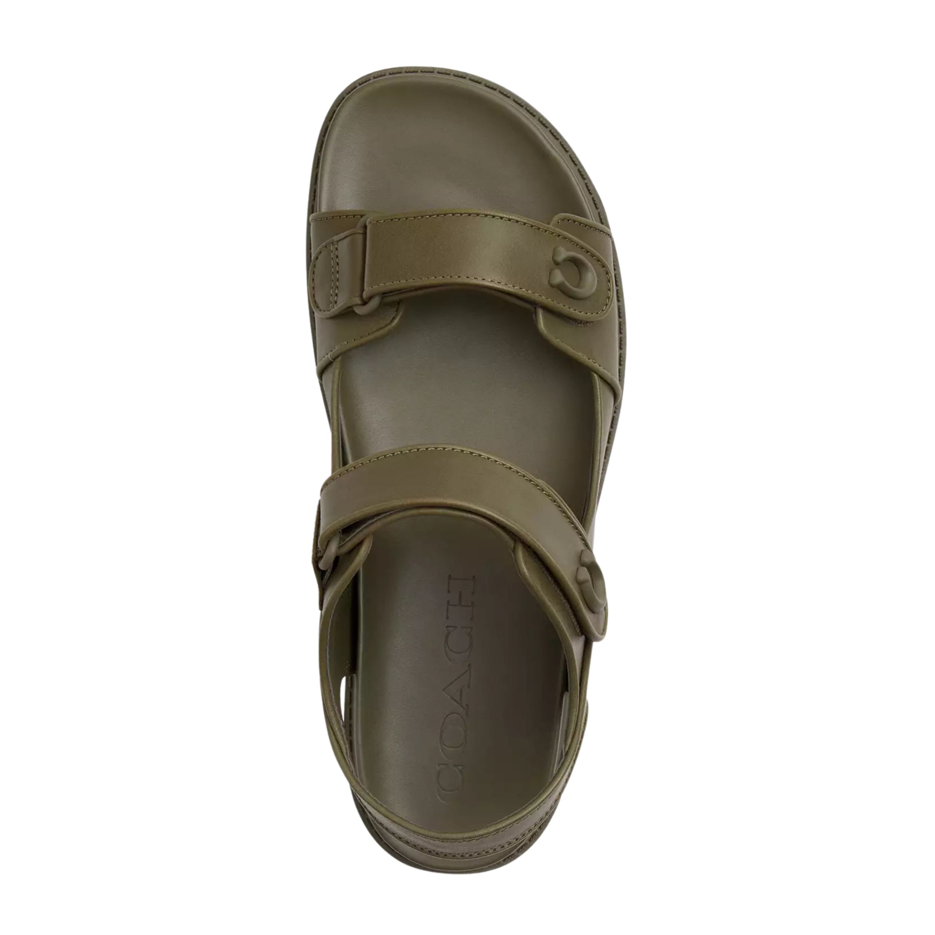 COACH Men's Platform Sandal - Army Green