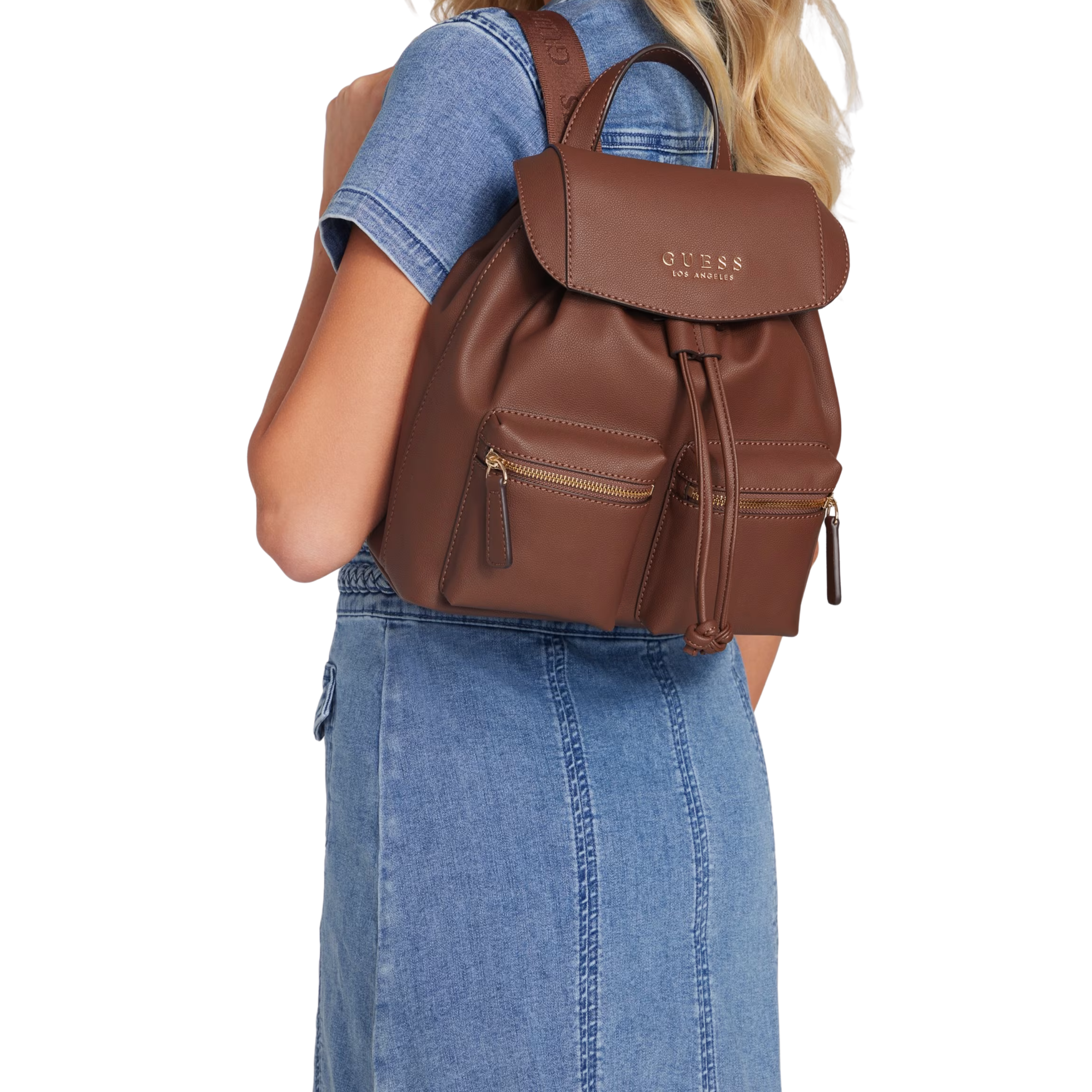 GUESS Women Speranza Backpack - Brown