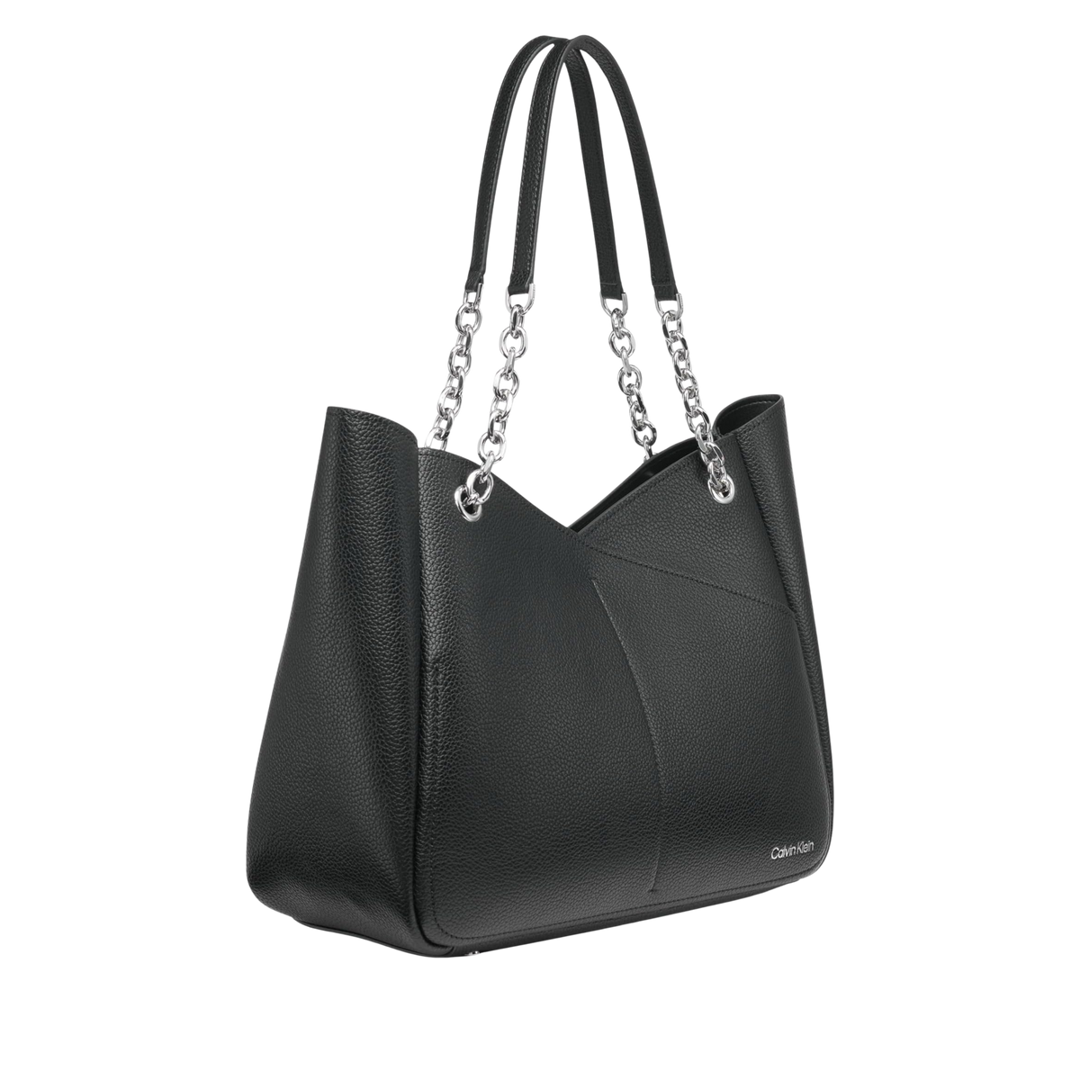Calvin Klein Women Zoe Chain Tote Bag - Black