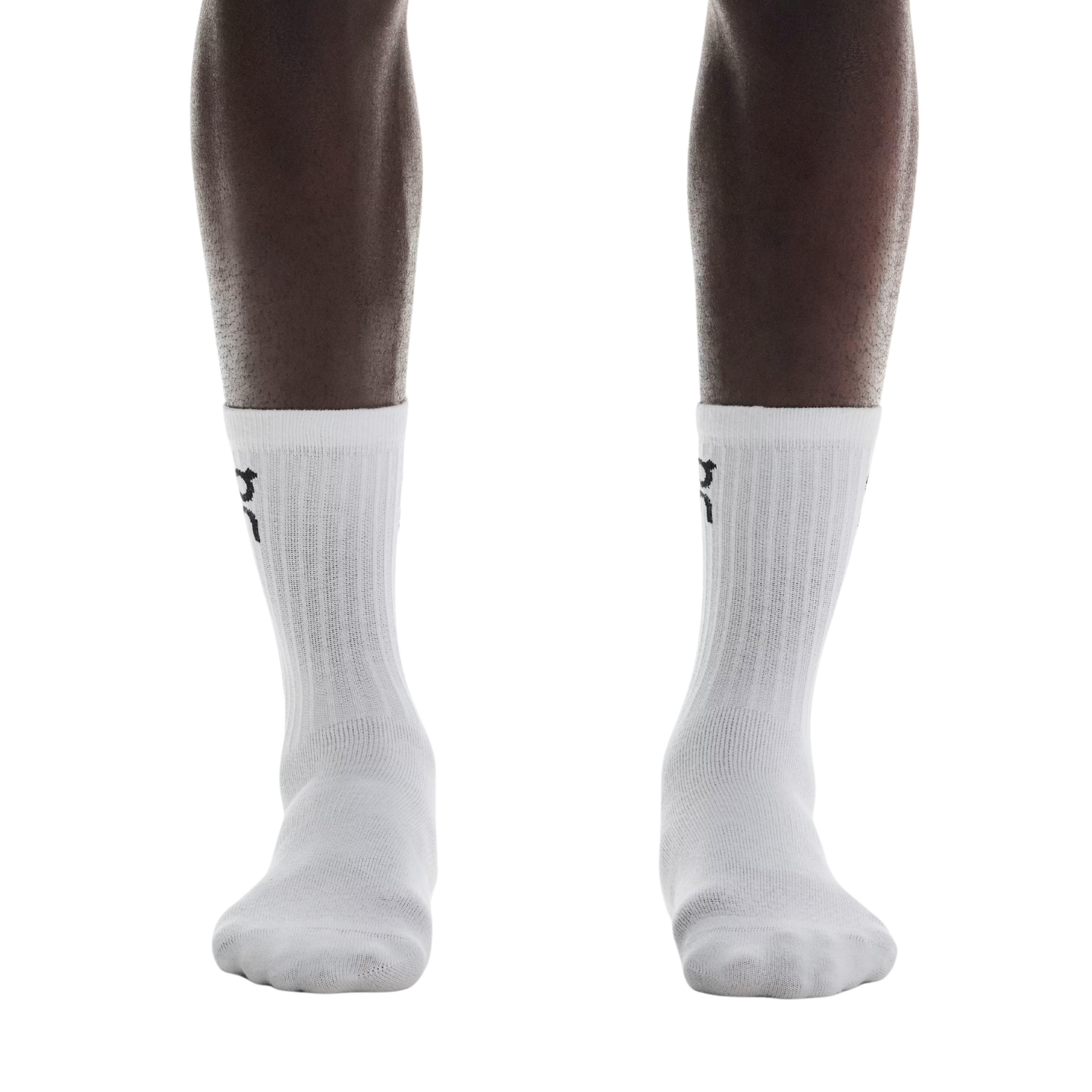 On Logo Sock High 3P - White