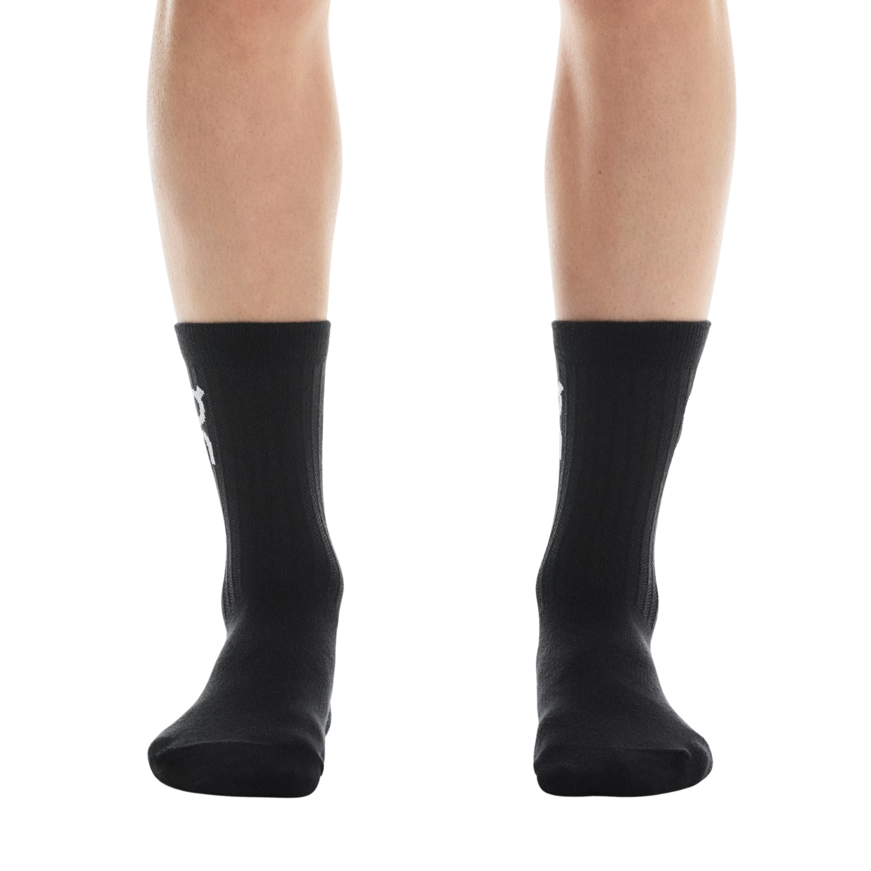 On Logo Sock High 3P - Black