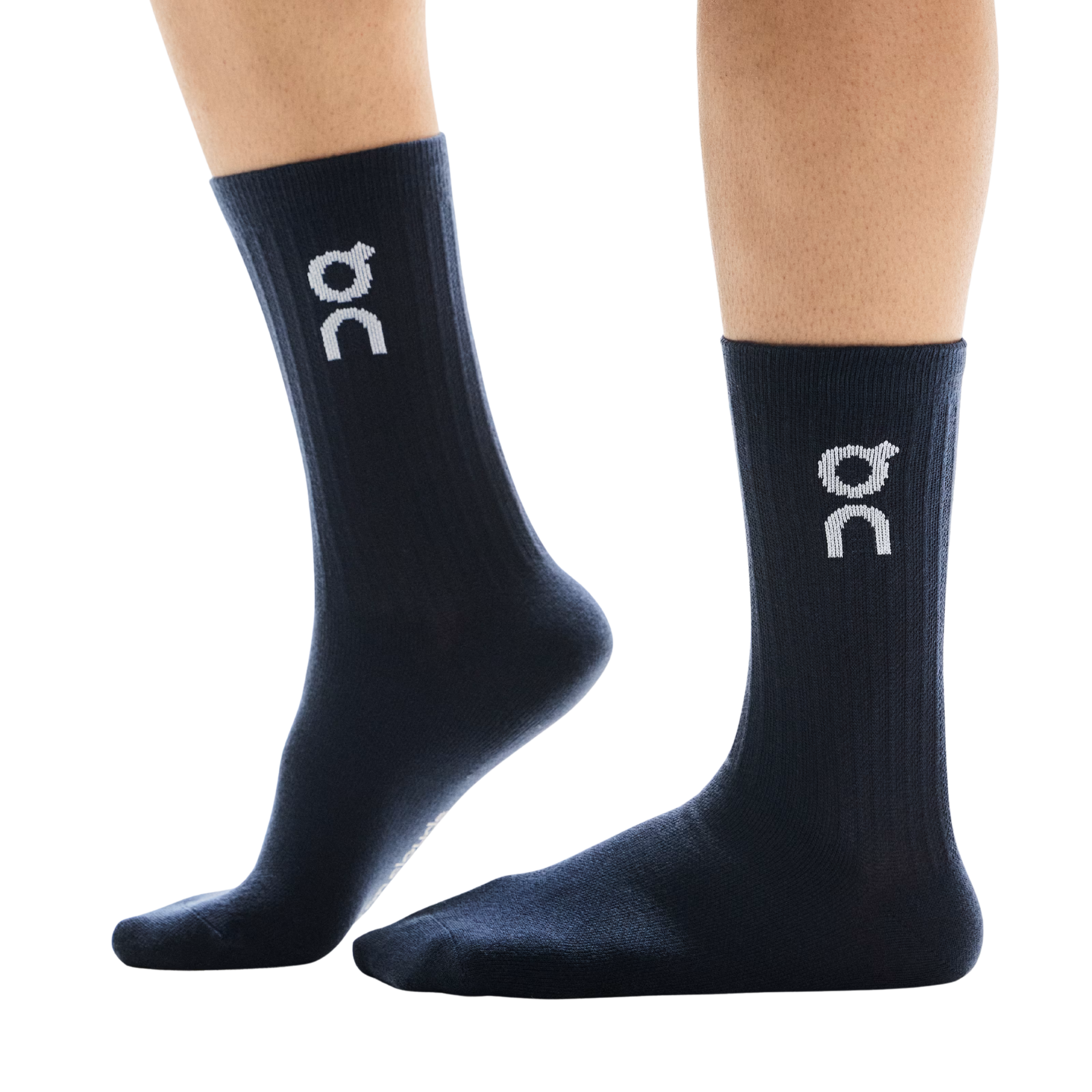 On Logo Sock High 3P - Navy