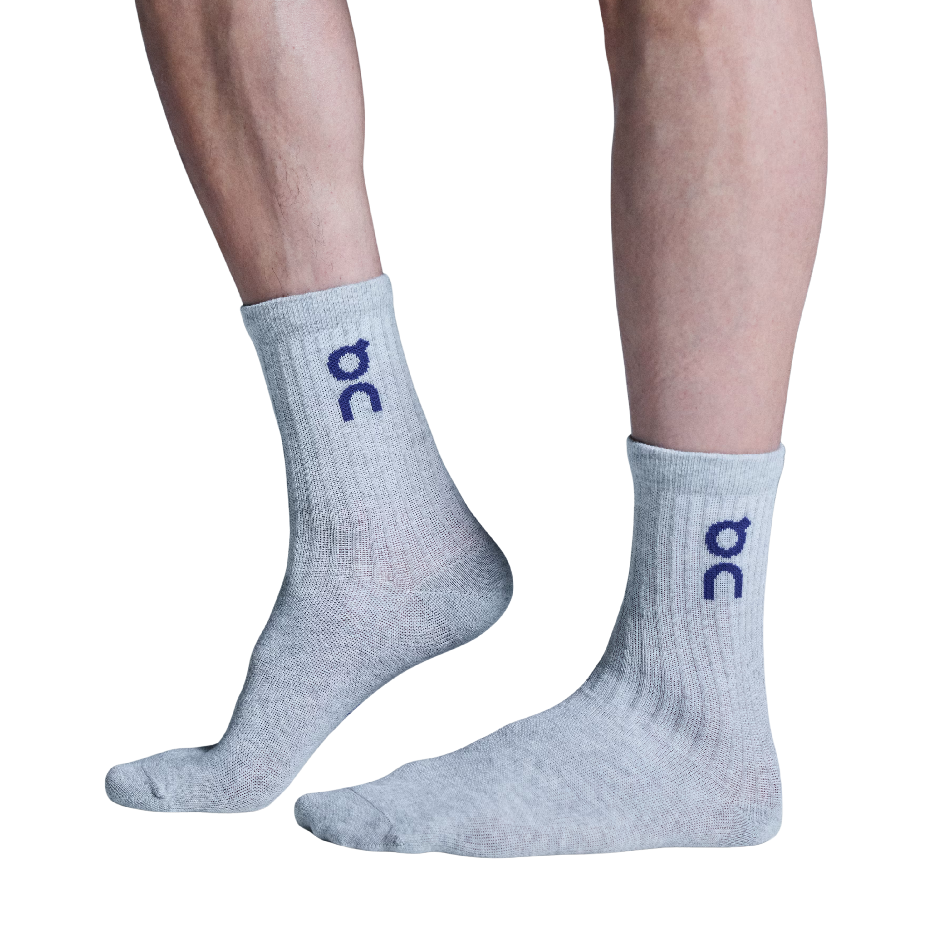 On Logo Sock High 3P - Wash Navy