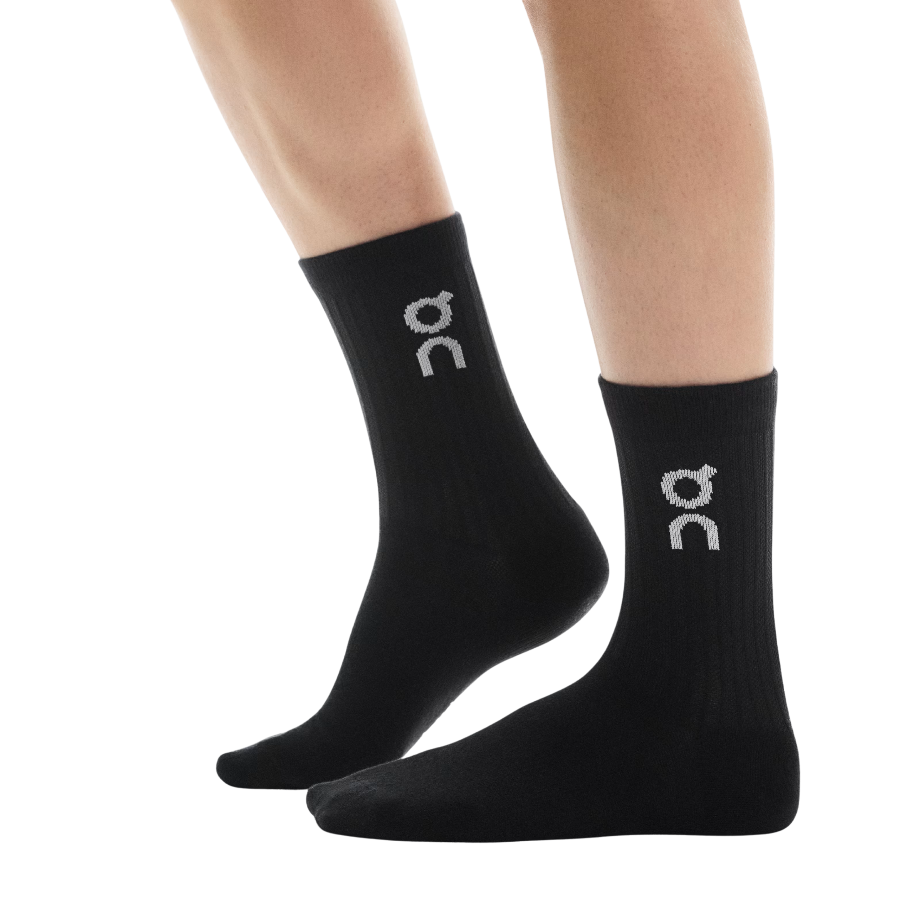 On Logo Sock High 3P - Black