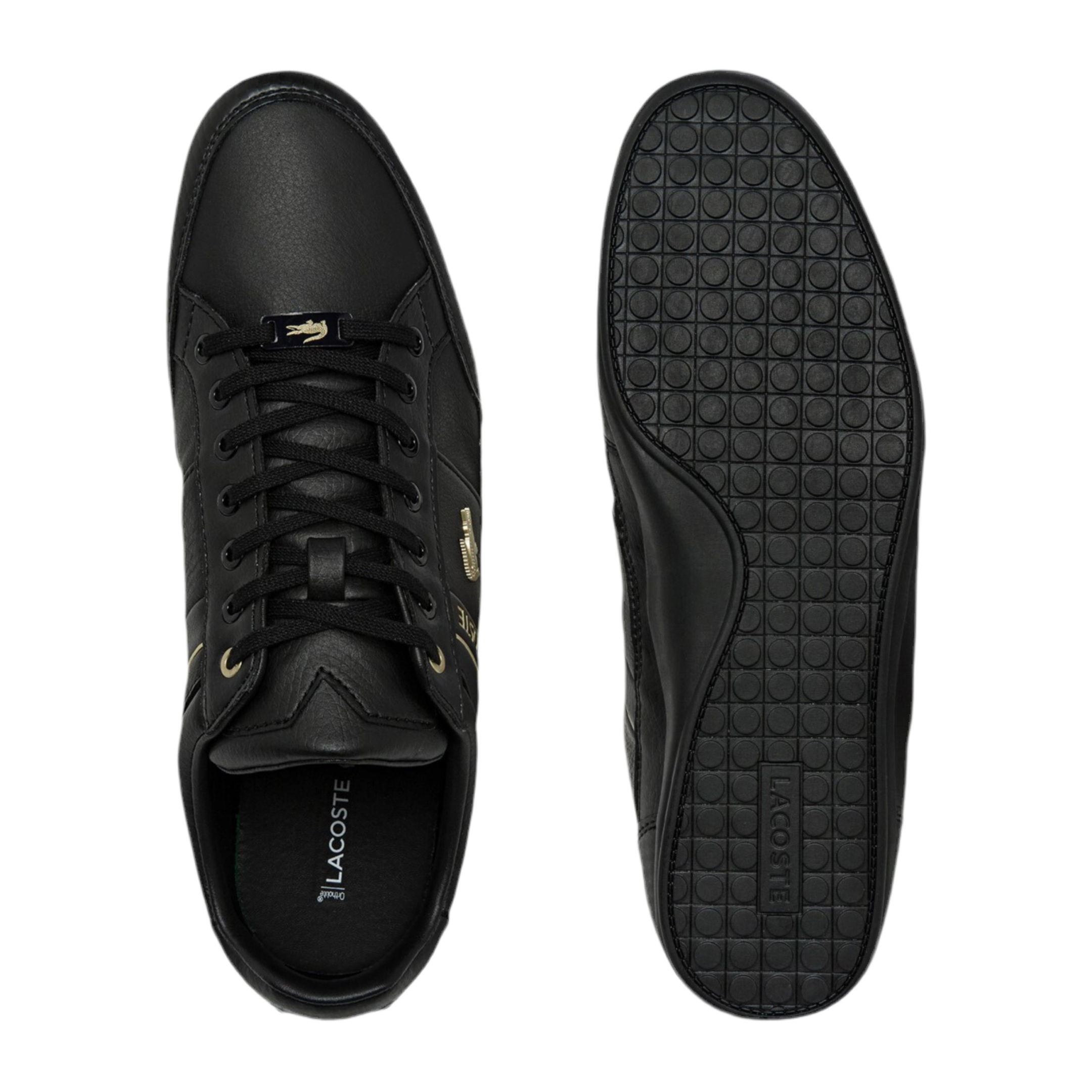 Lacoste Men Chaymon Leather - Black