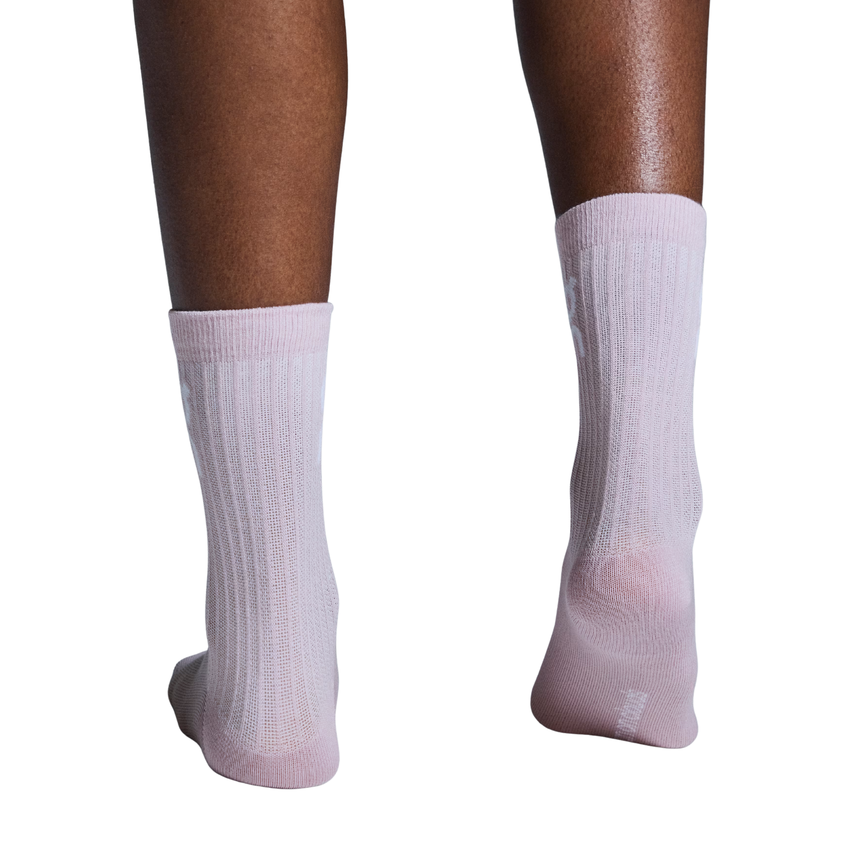 On Logo Sock High 3P - Mauve Raspberry