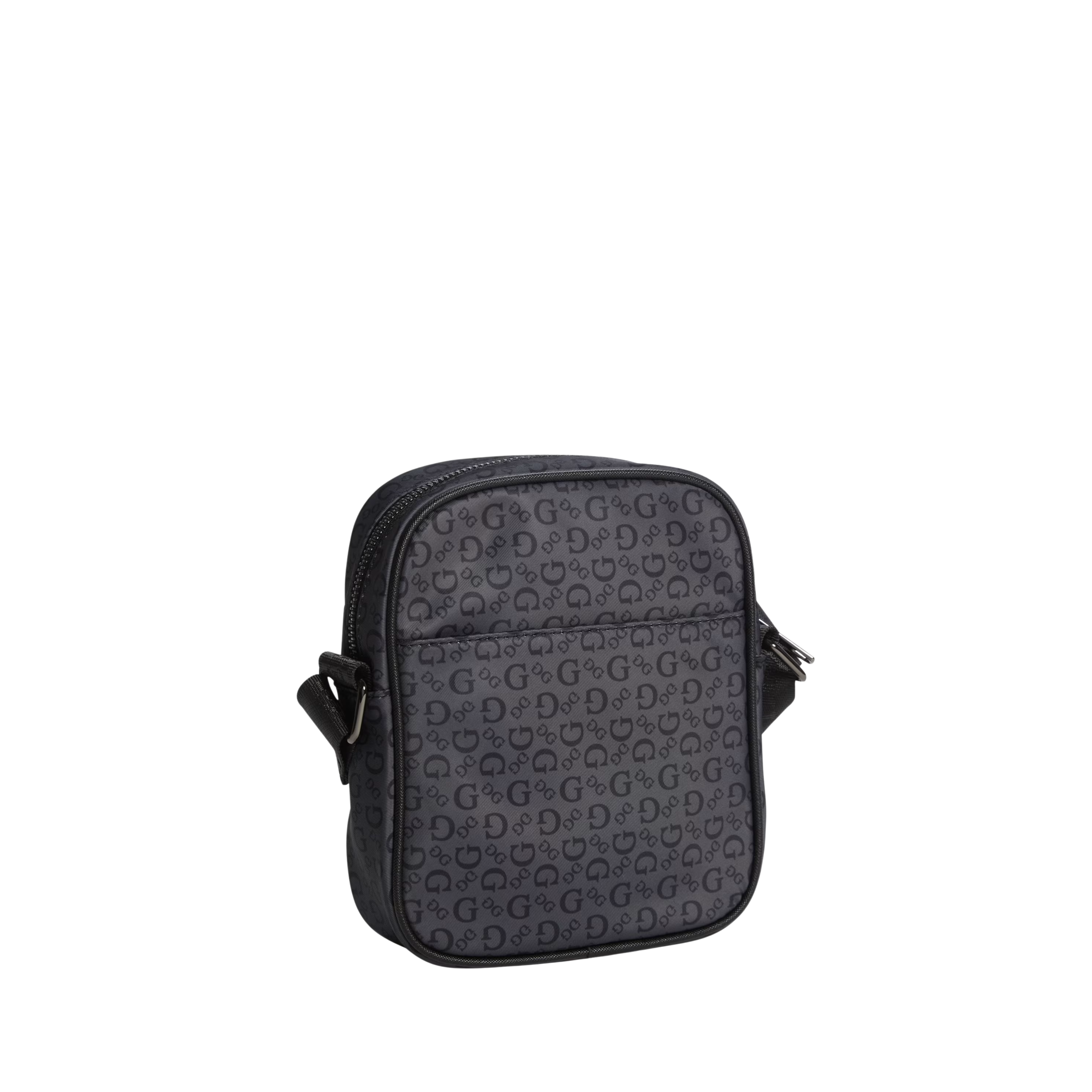 Guess Men Faux-Leather Logo Crossbody - Black