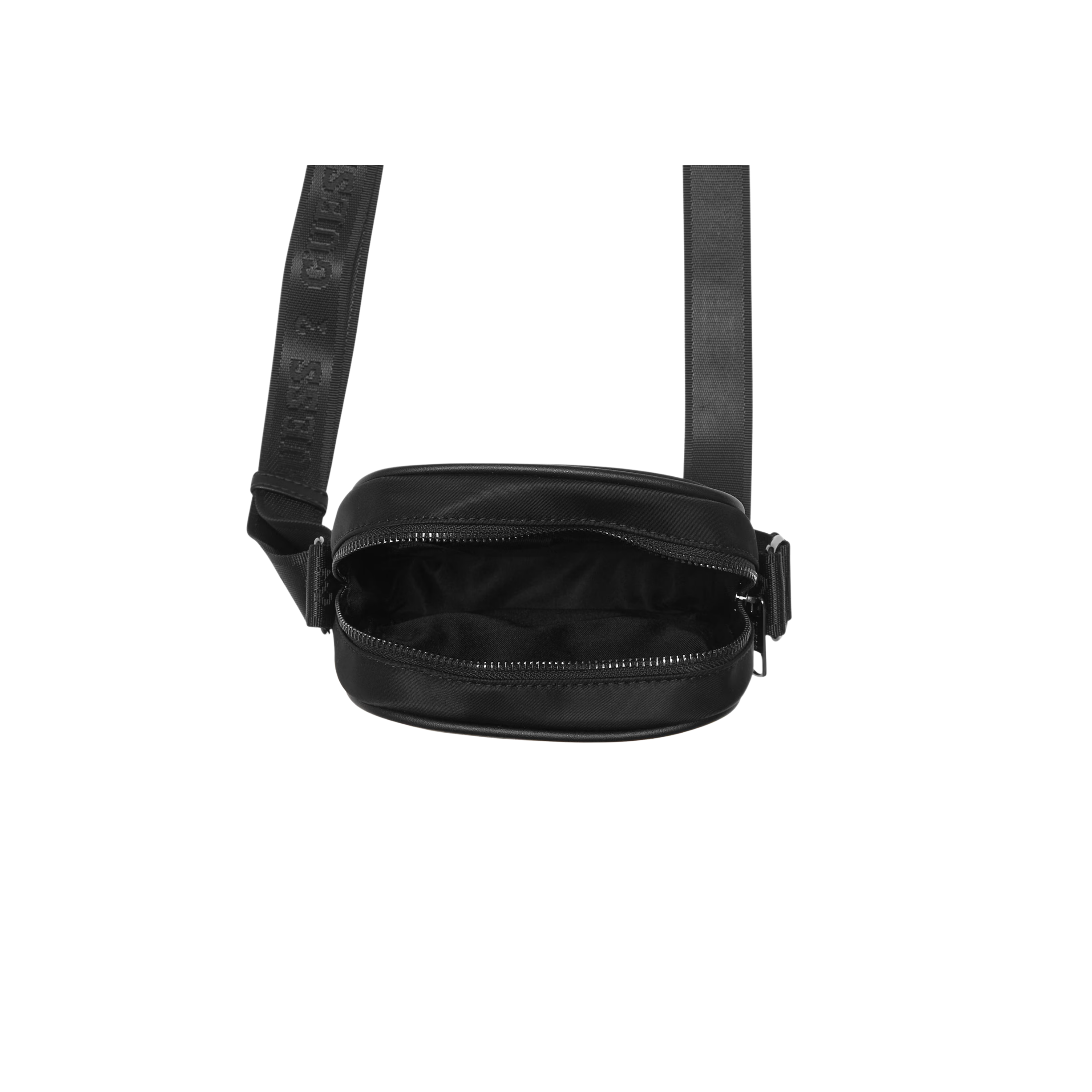 Guess Men Nylon Crossbody Bag - Black