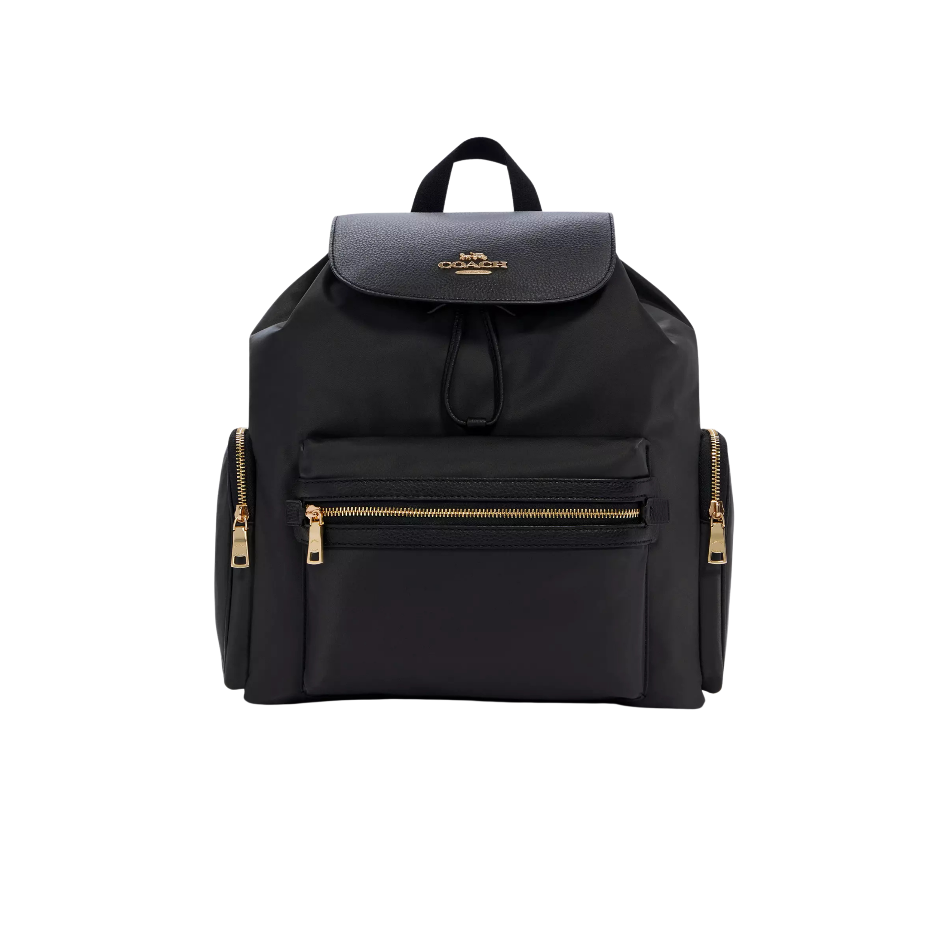 COACH Women Baby Backpack - Gold Black