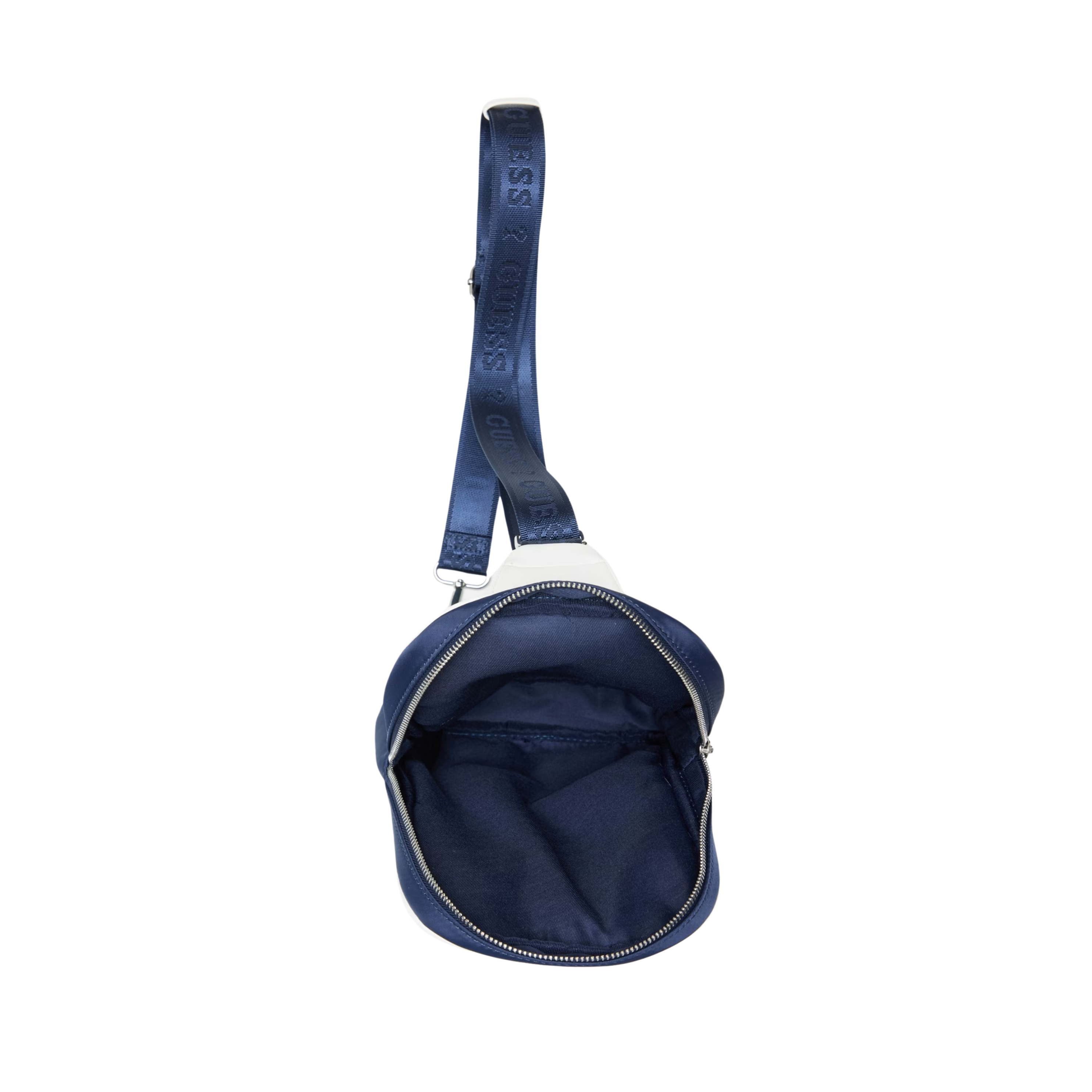 Guess Men Striped Sling Bag - Blue