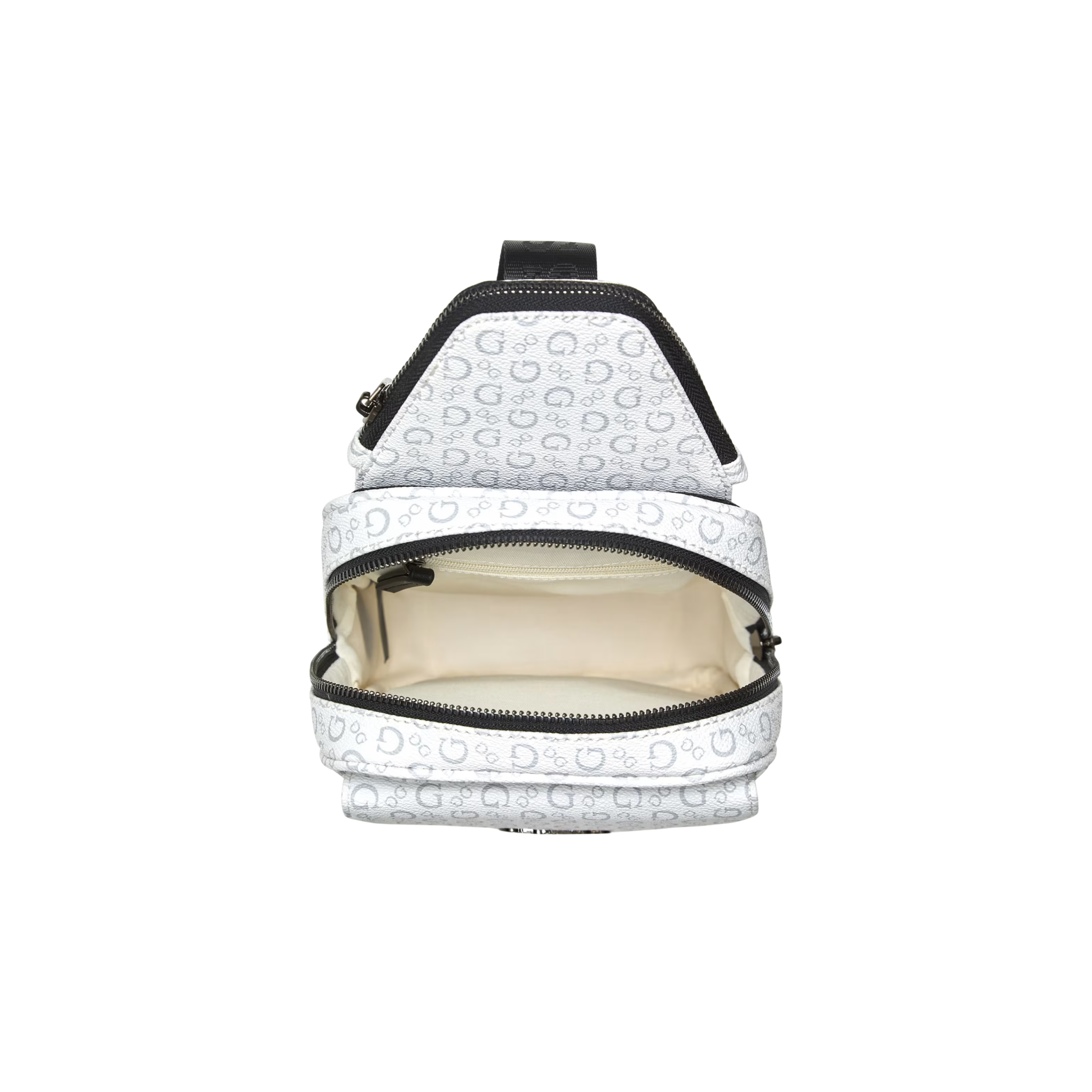 Guess Men Gio Logo Men's Sling Bag - White