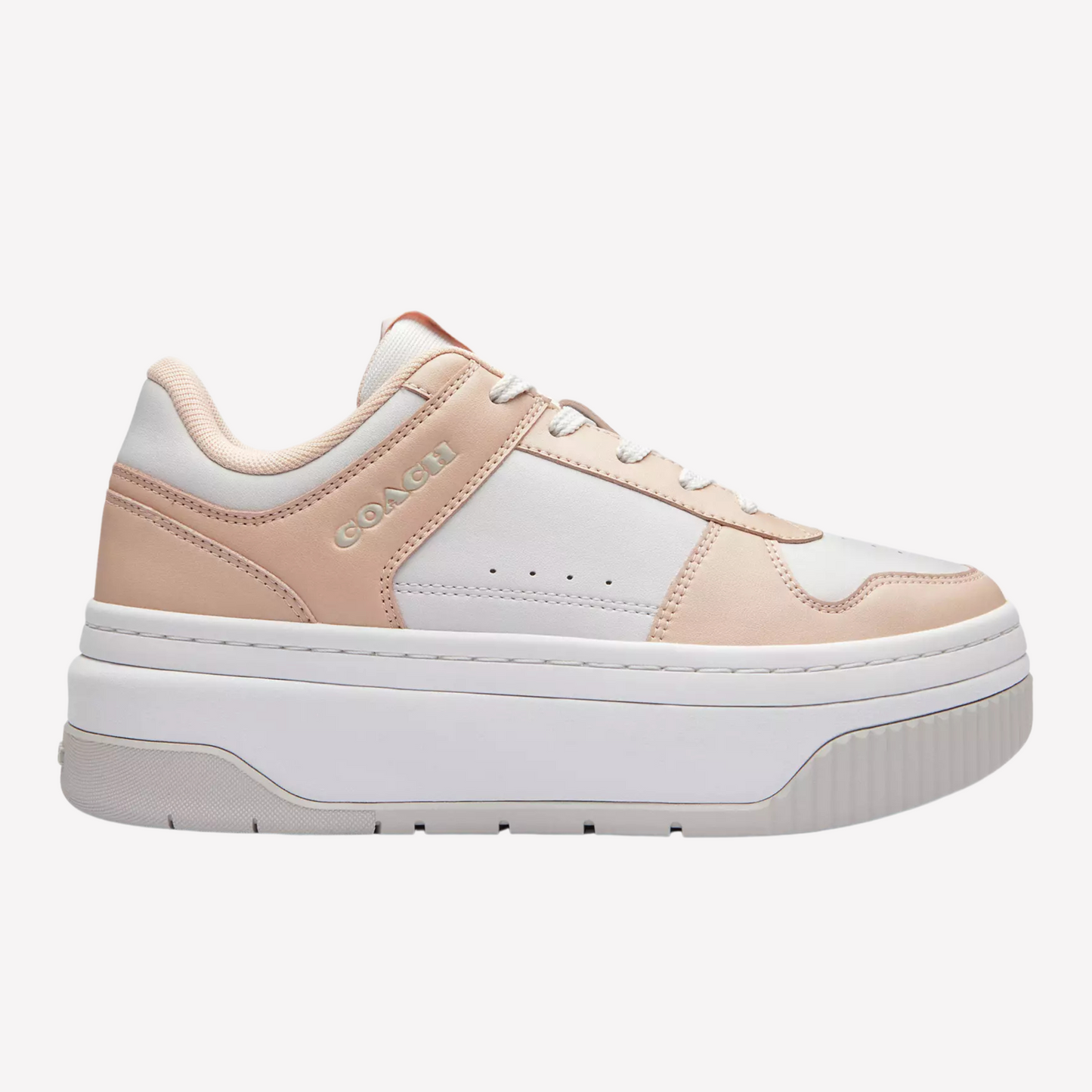 COACH Women's Platform Sneaker - Optic White Blush