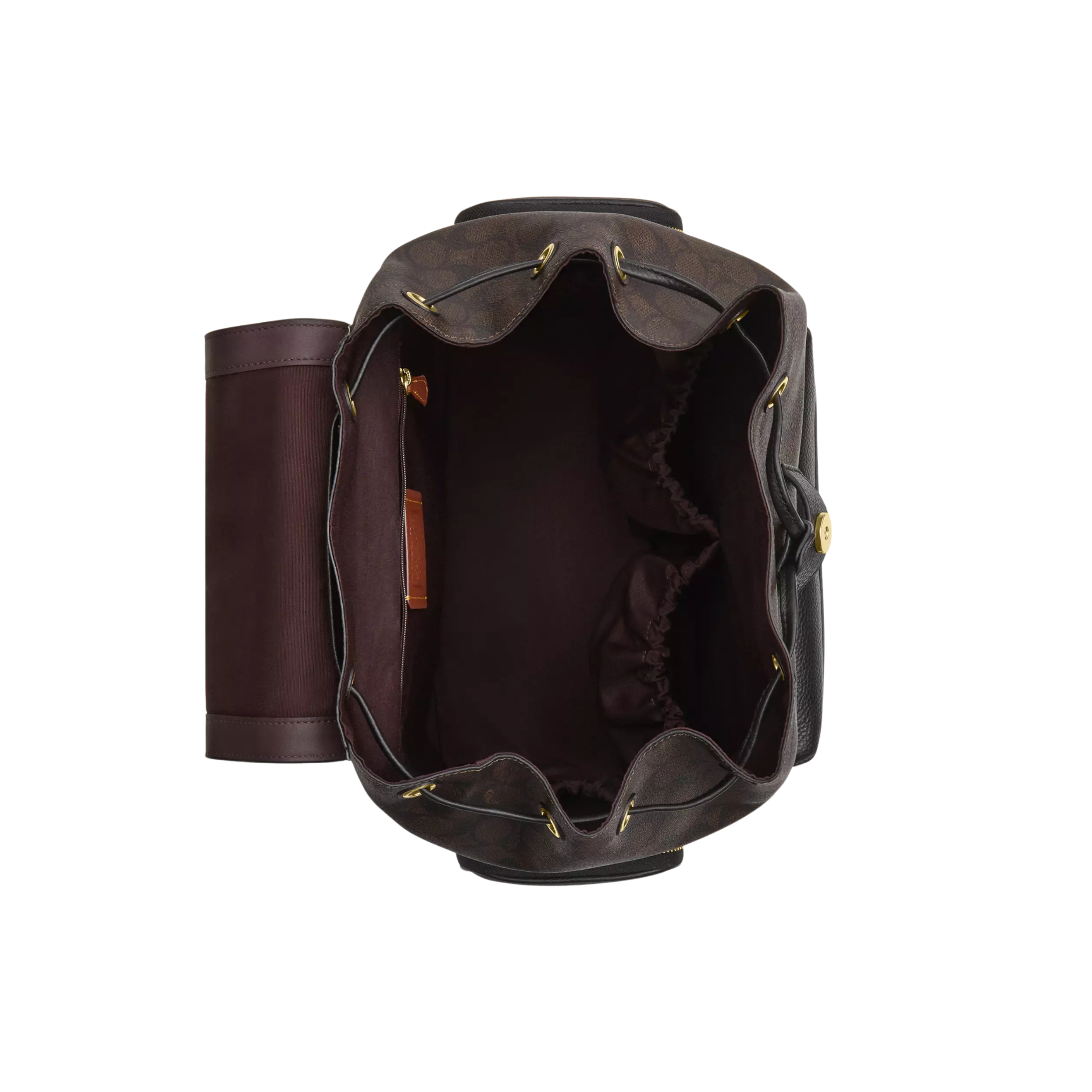 COACH Women Baby Backpack - Gold Walnut Black