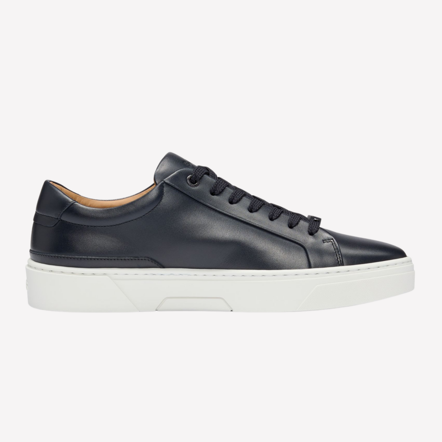Hugo Boss Men Gary Leather Low-Top Trainers - Dark Blue