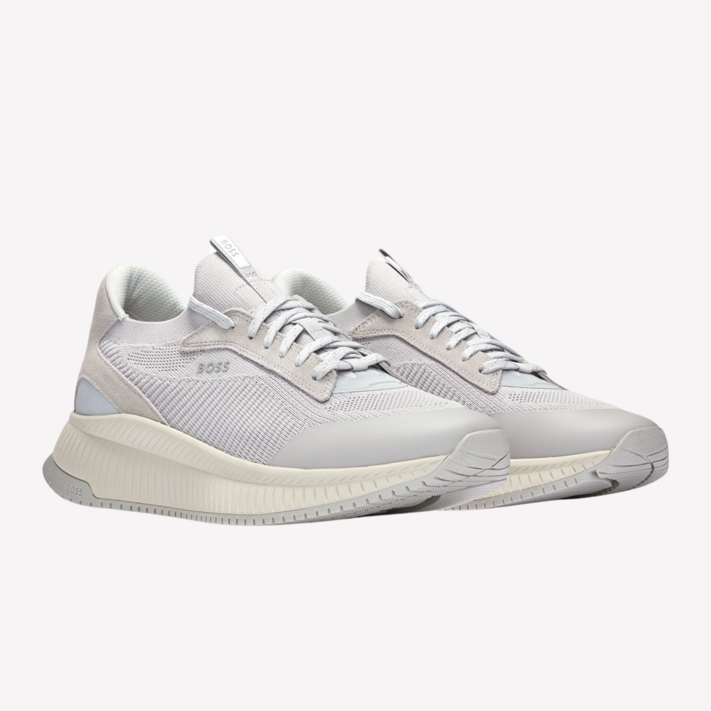 Hugo Boss Men Ttnm Evo Trainers - Light Grey