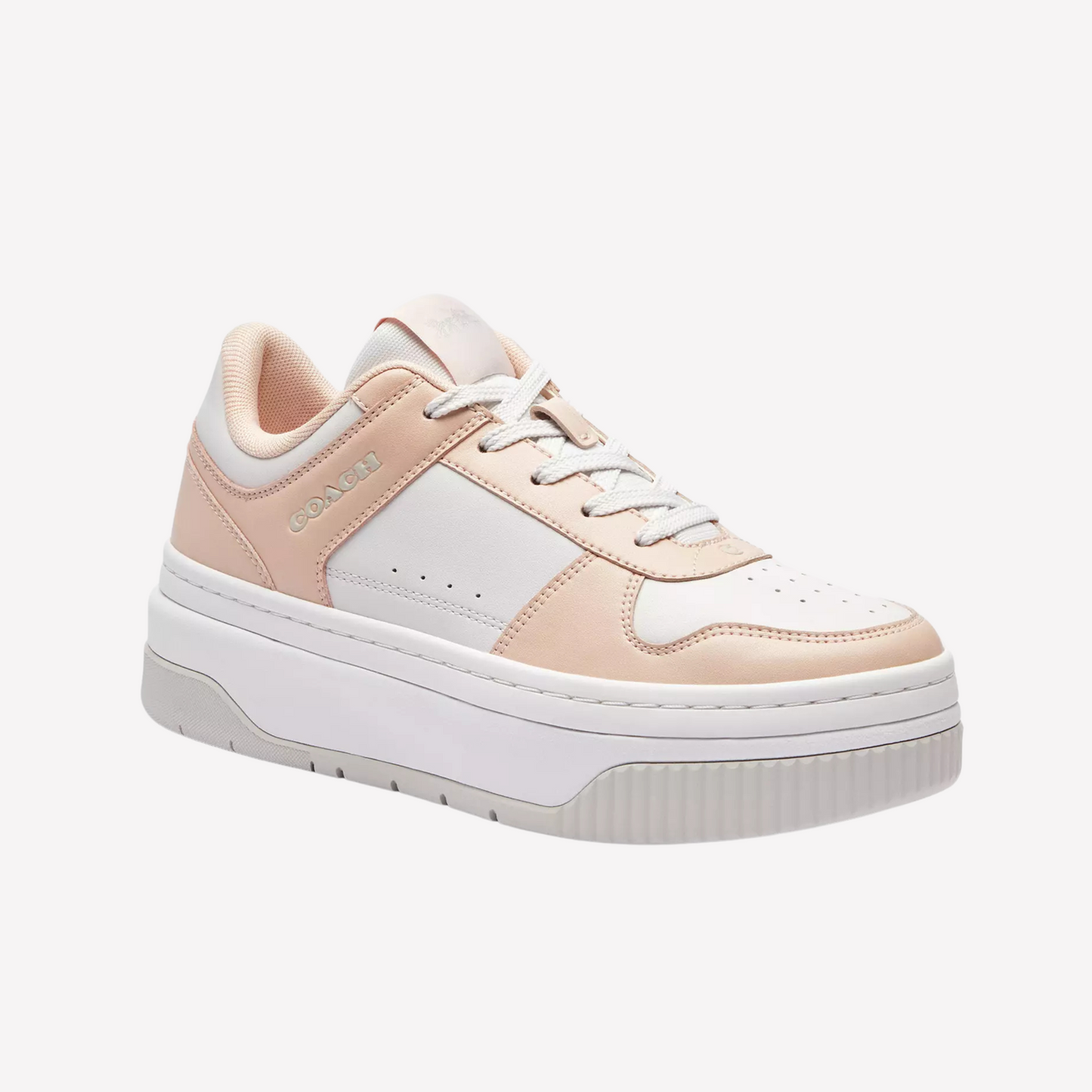 COACH Women's Platform Sneaker - Optic White Blush