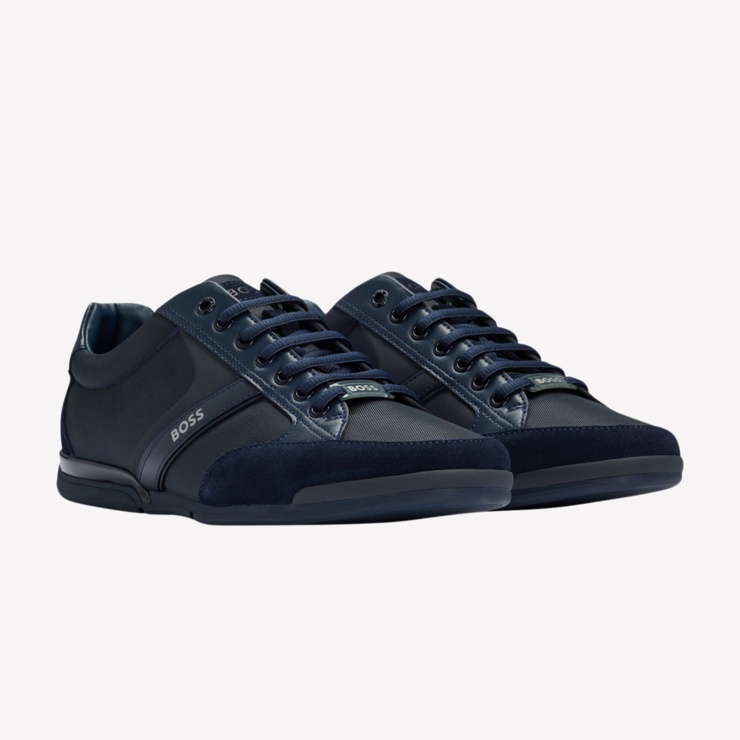 Hugo Boss Men Mixed Trainers - Dark Blue