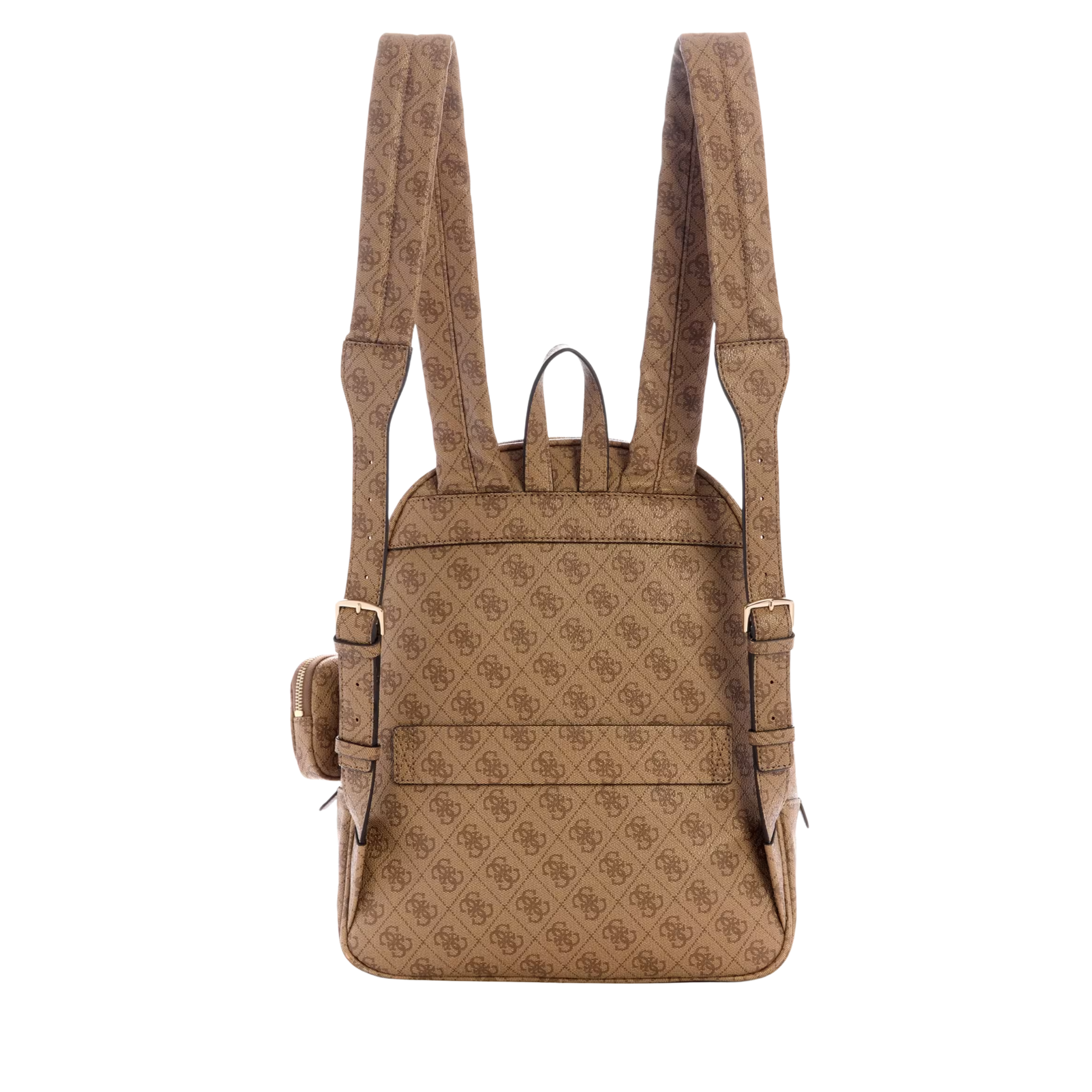 Guess Women Power Play II Quattro G Large Tech Backpack - Latte Logo