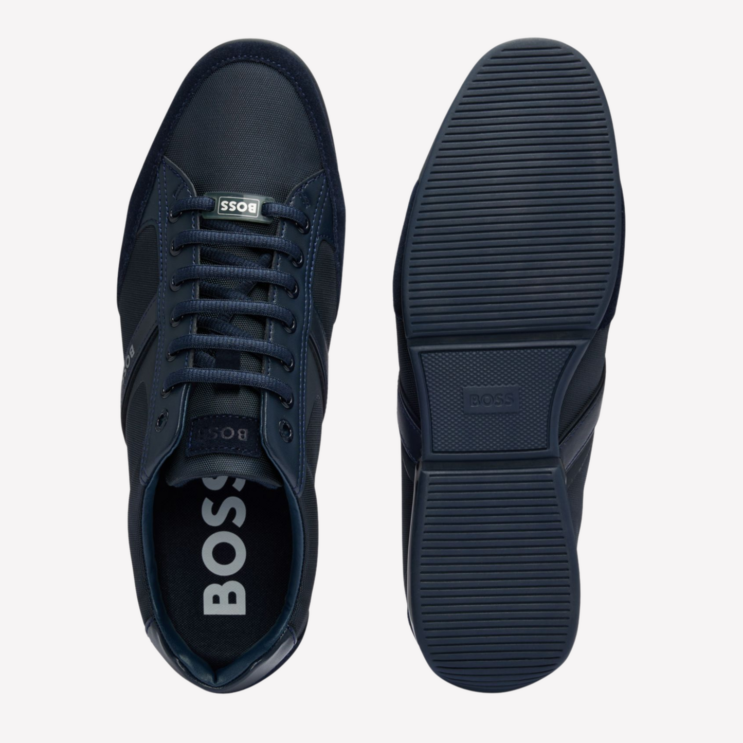 Hugo Boss Men Mixed Trainers - Dark Blue