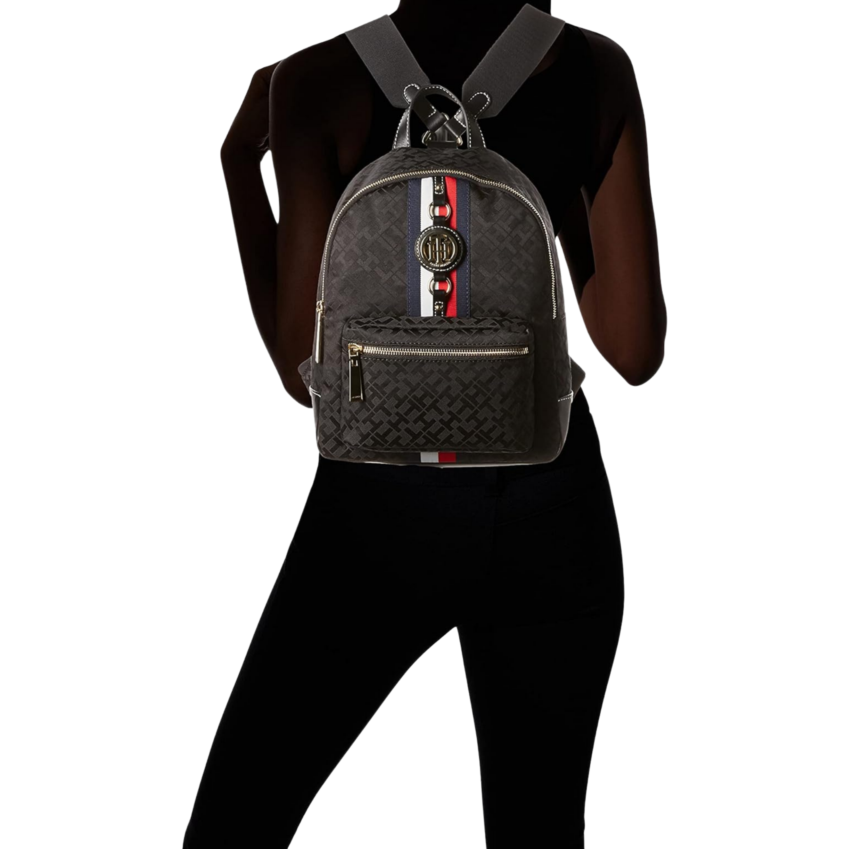 Tommy Hilfiger Women Jaden Plus Mini Backpack - Black Tonal