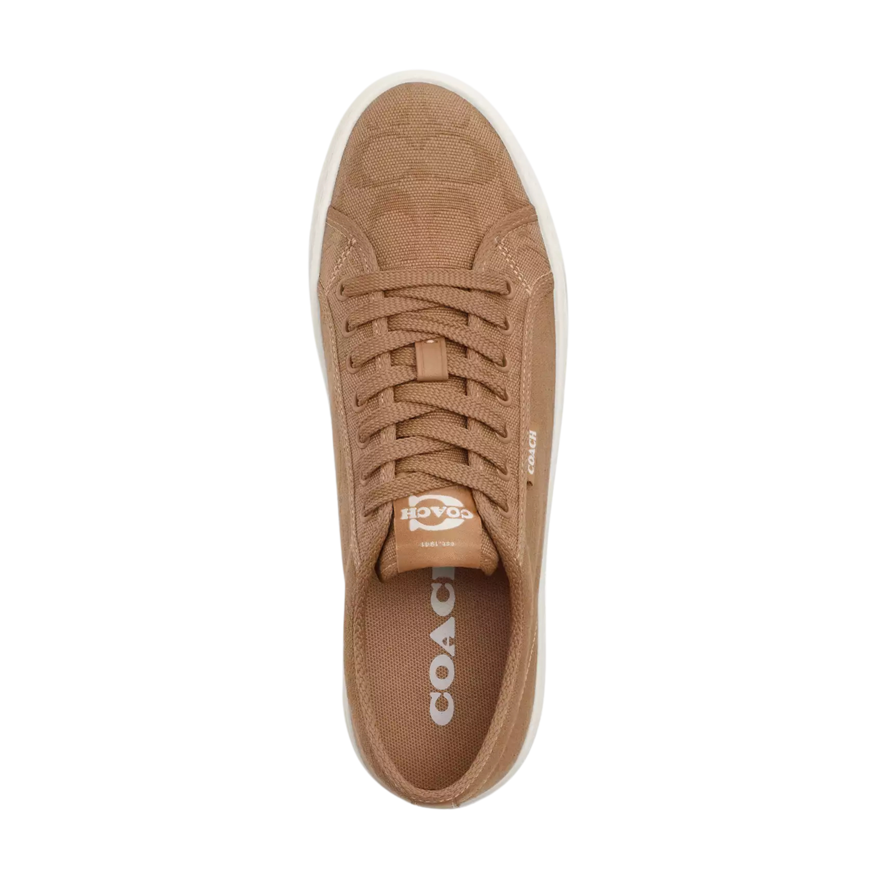 COACH Women's Canvas Sneaker - Taupe