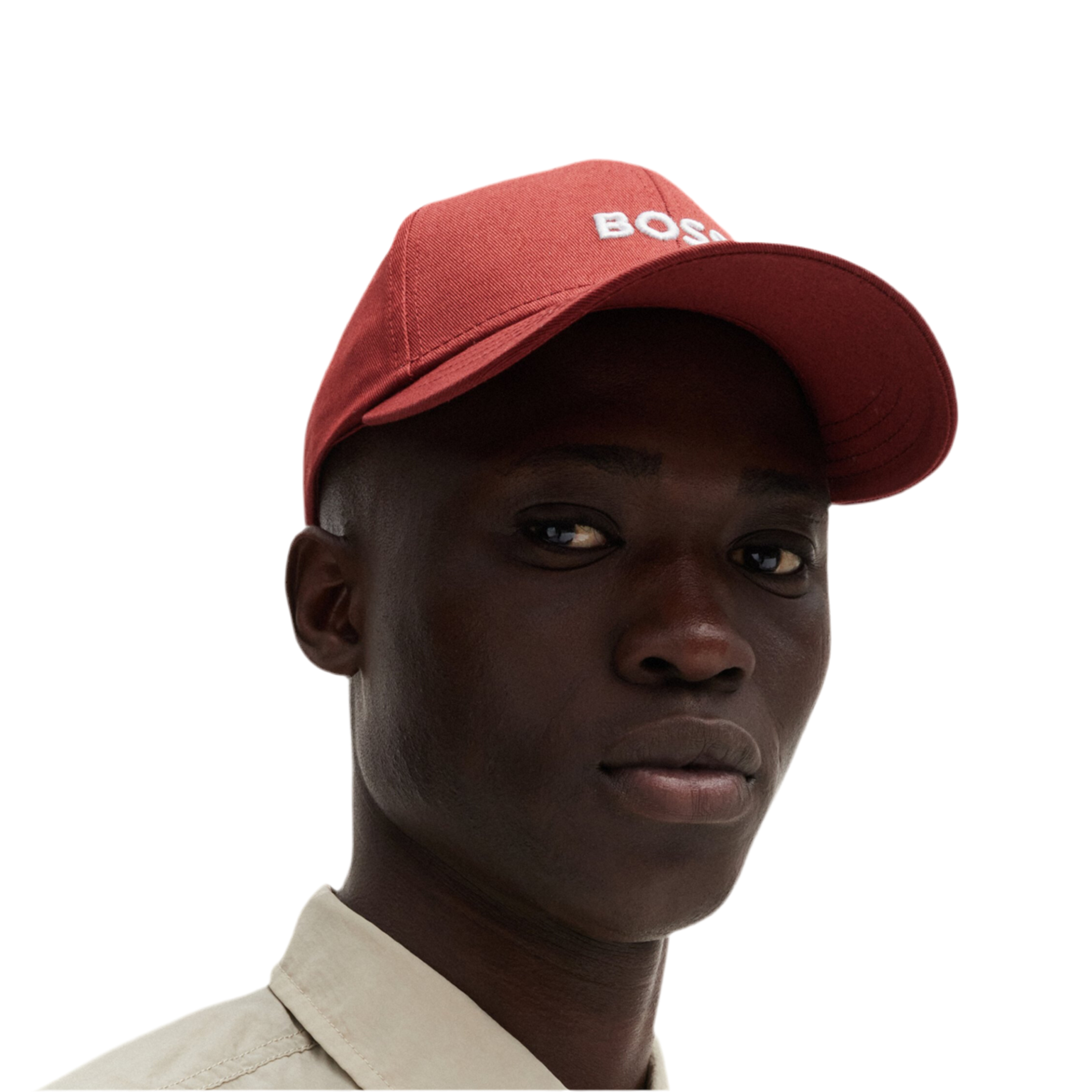 Hugo Boss Cotton Six-panel Logo Cap - Red