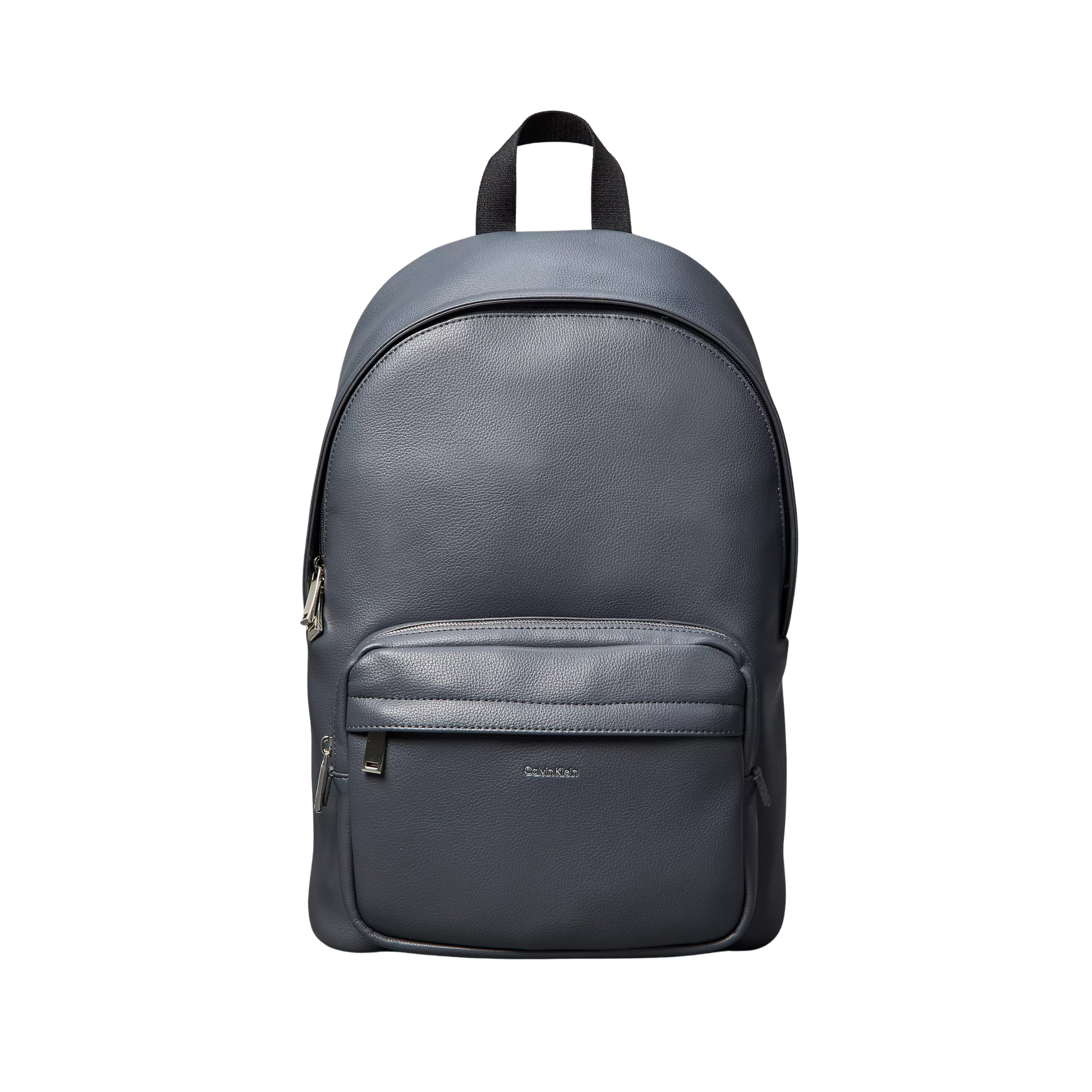 Calvin Klein Men Raised Logo Round Backpack - Iron Gate