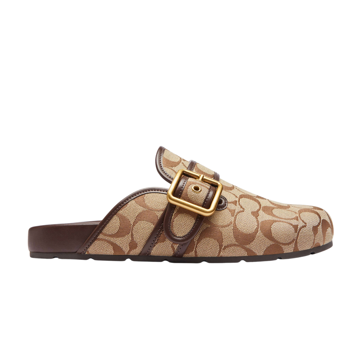 Coach Women's Archival Buckle Clog - Khaki Maple