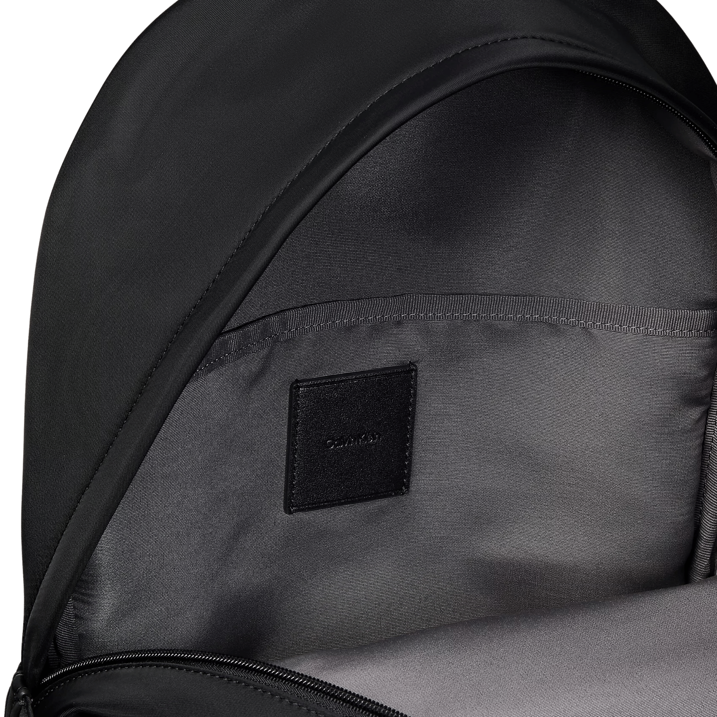 Calvin Klein Men Sleek Nylon Round Backpack - Black