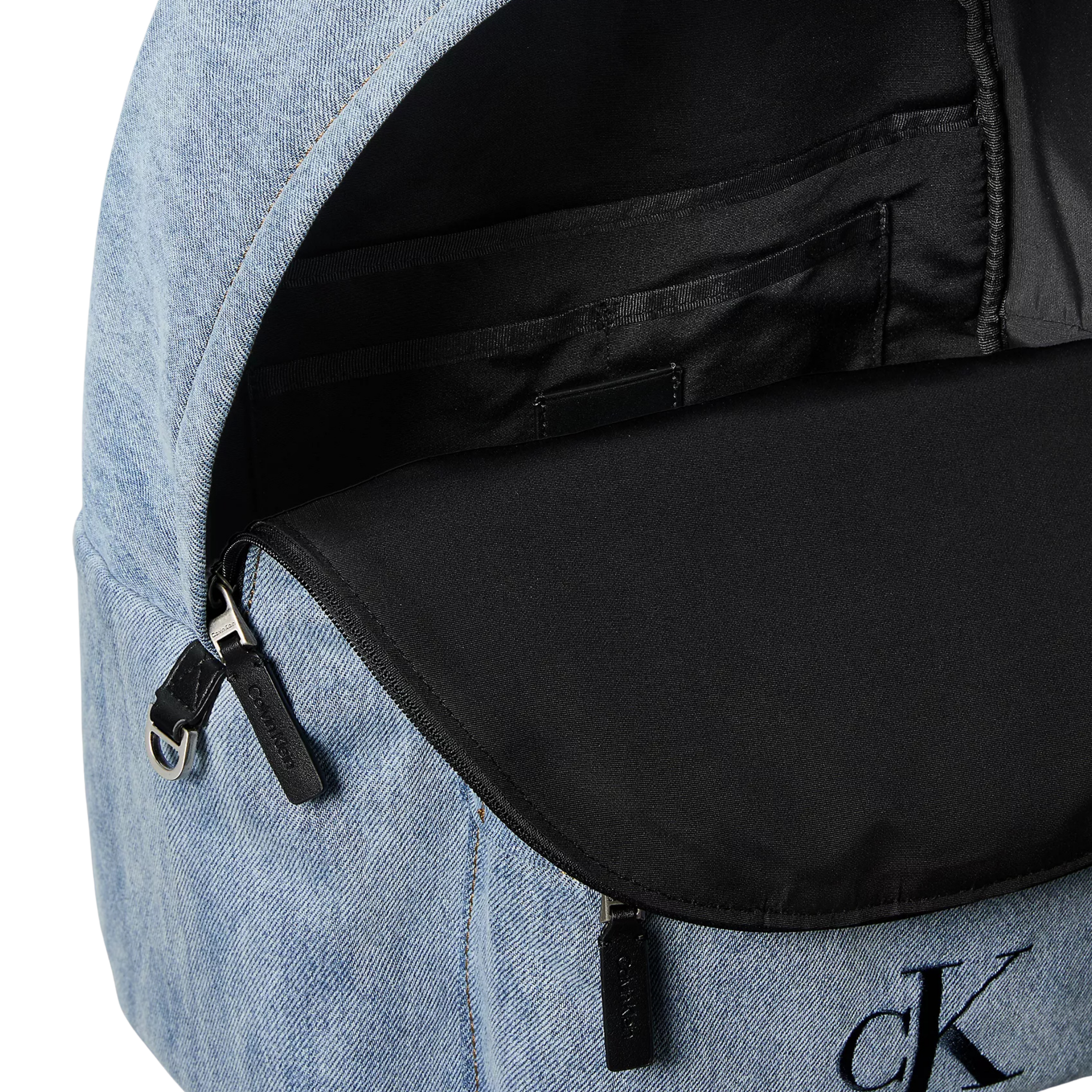 Calvin Klein Men Denim Monogram Logo Backpack - Denim