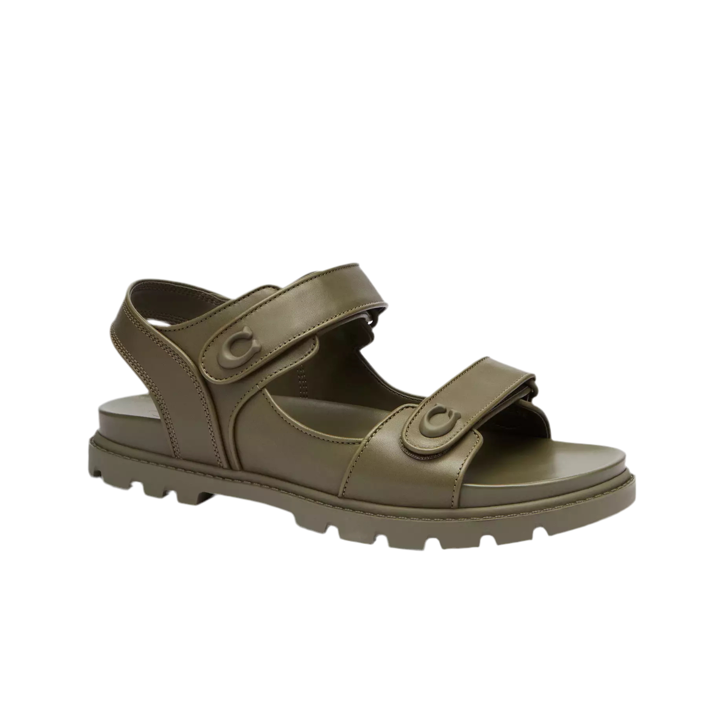 COACH Men's Platform Sandal - Army Green