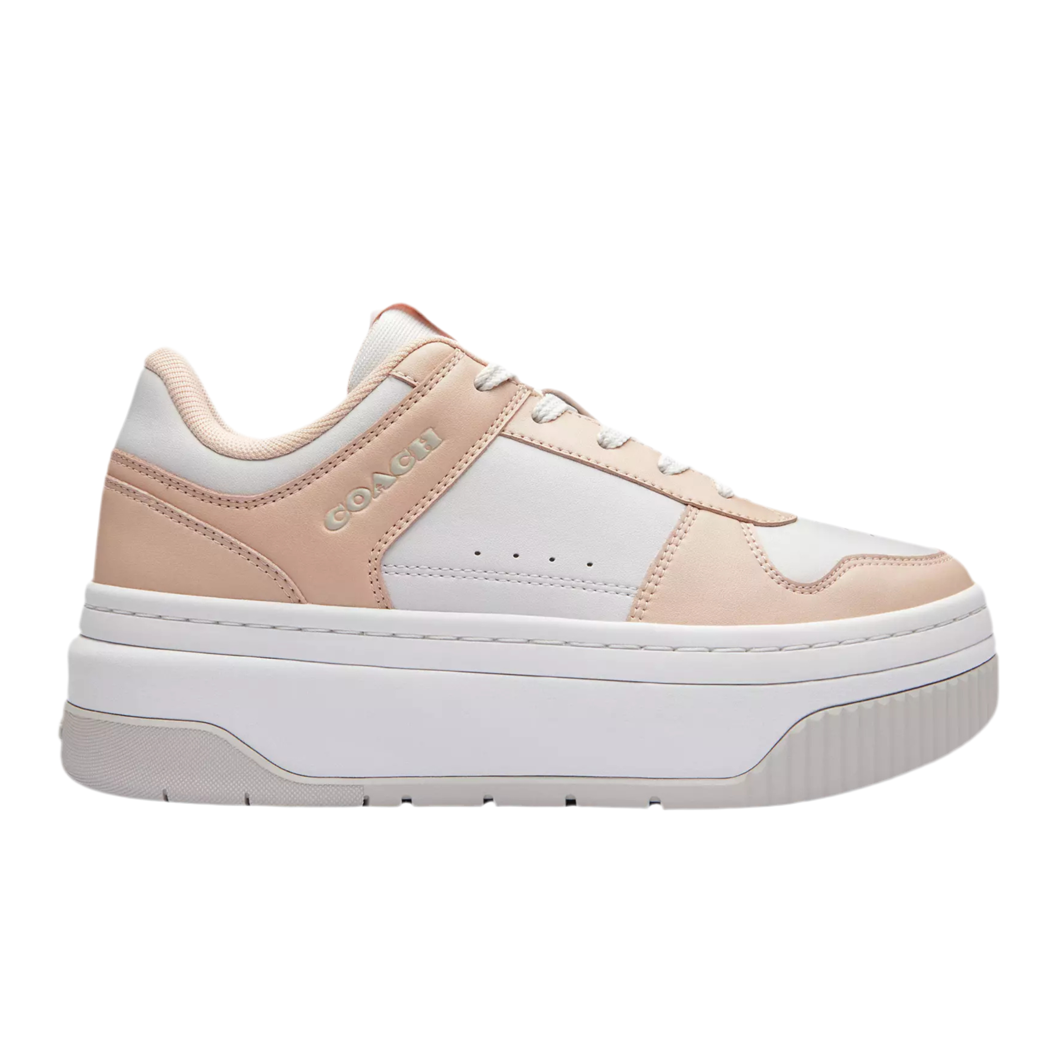 COACH Women's Platform Sneaker - Optic White Blush
