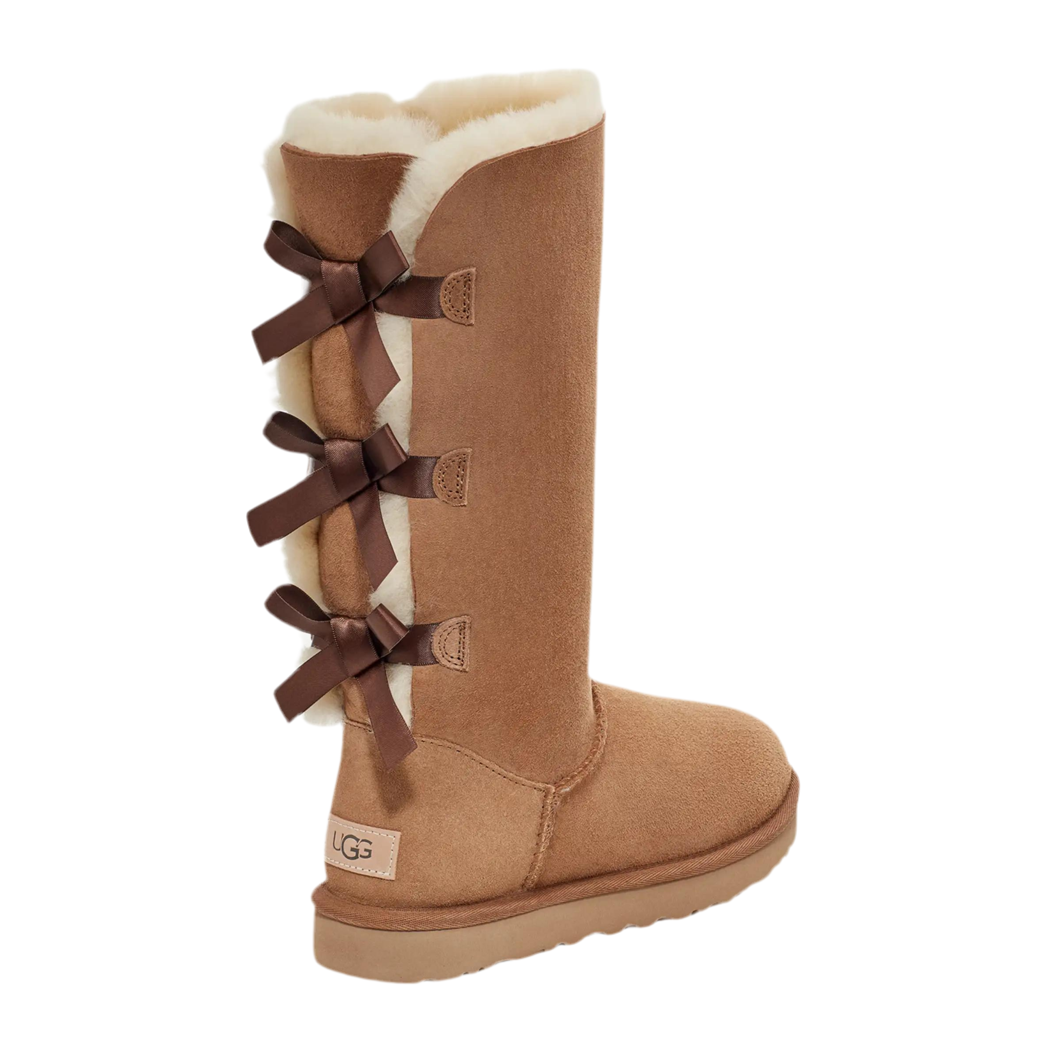 UGG Women Bailey Bow Tall II Boot - Chestnut
