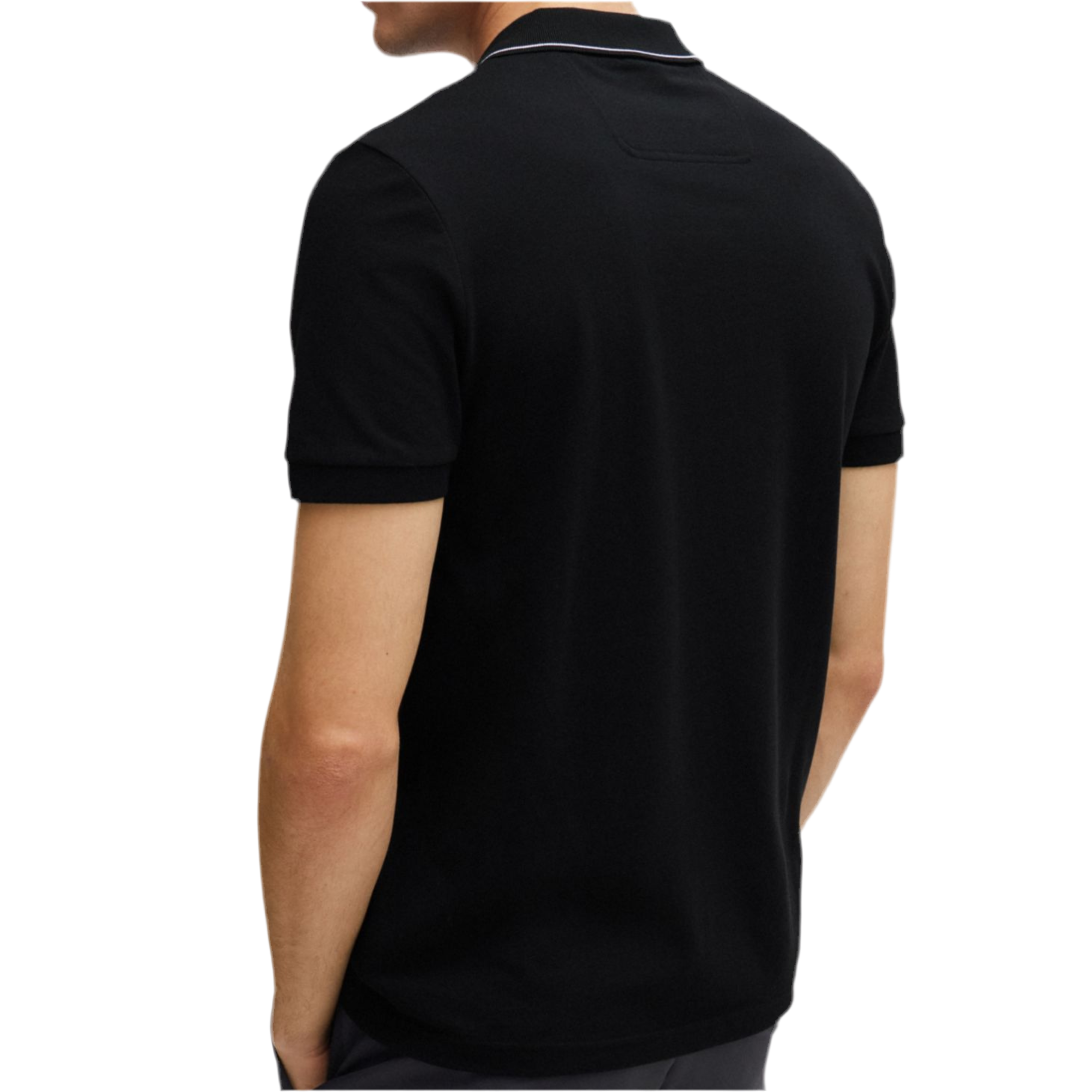 Hugo Boss Men Cotton Pique Slim Fit Polo Shirt - Black