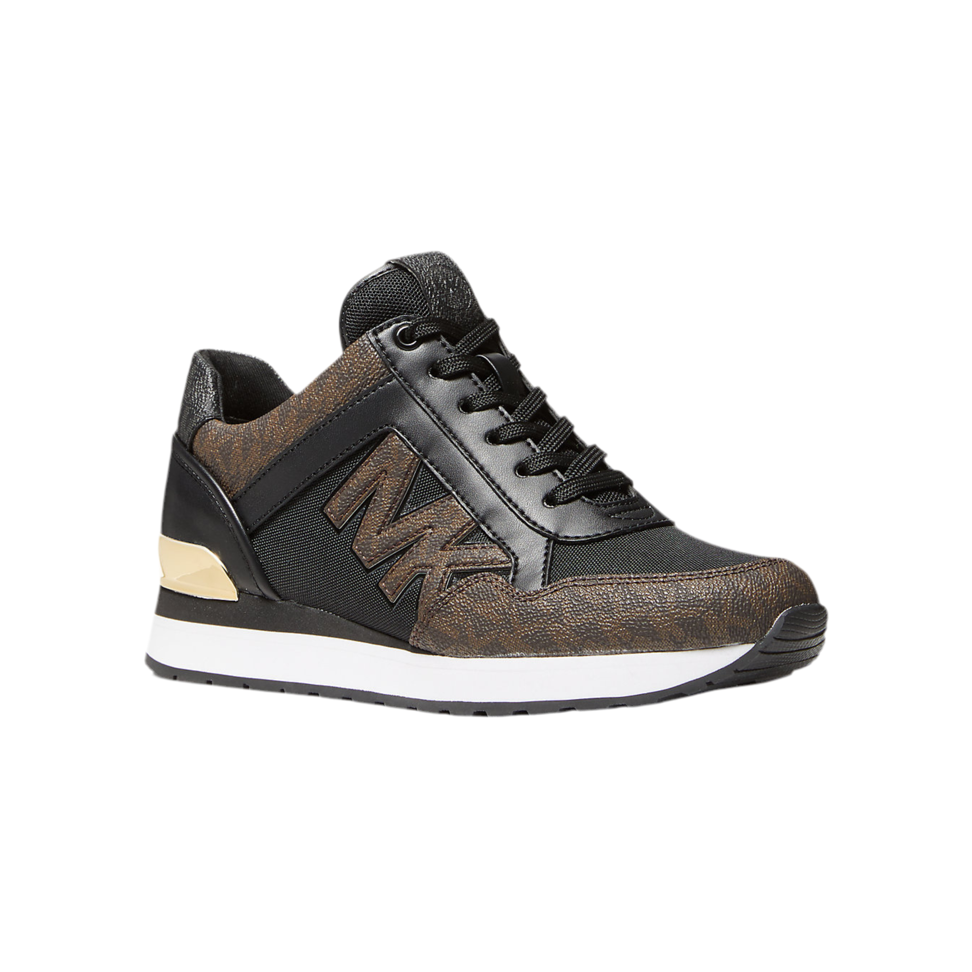 Michael Kors Women Maddy Logo Trainer - Brown Black