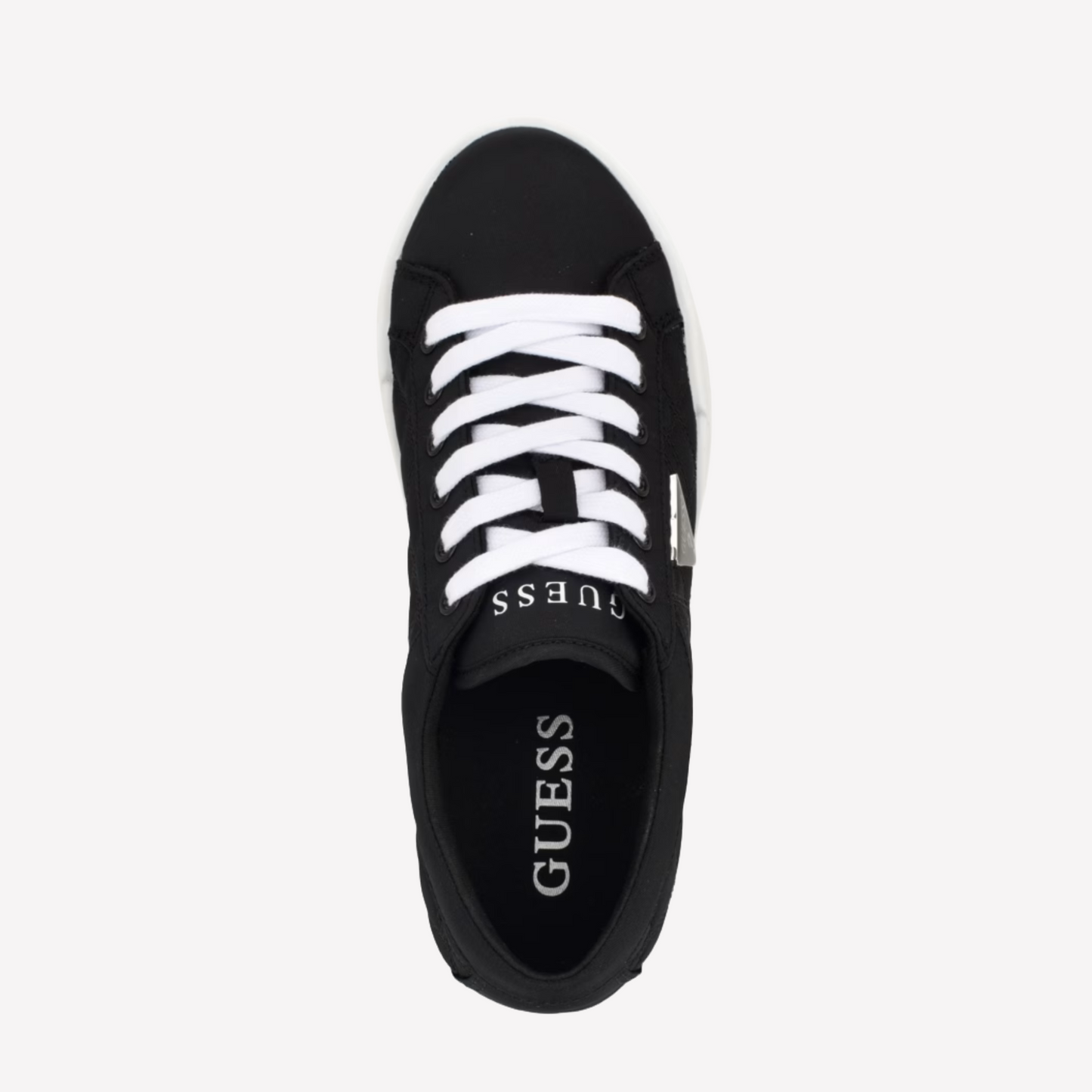 Guess Women Tesie Quilted Platform Sneakers - Black