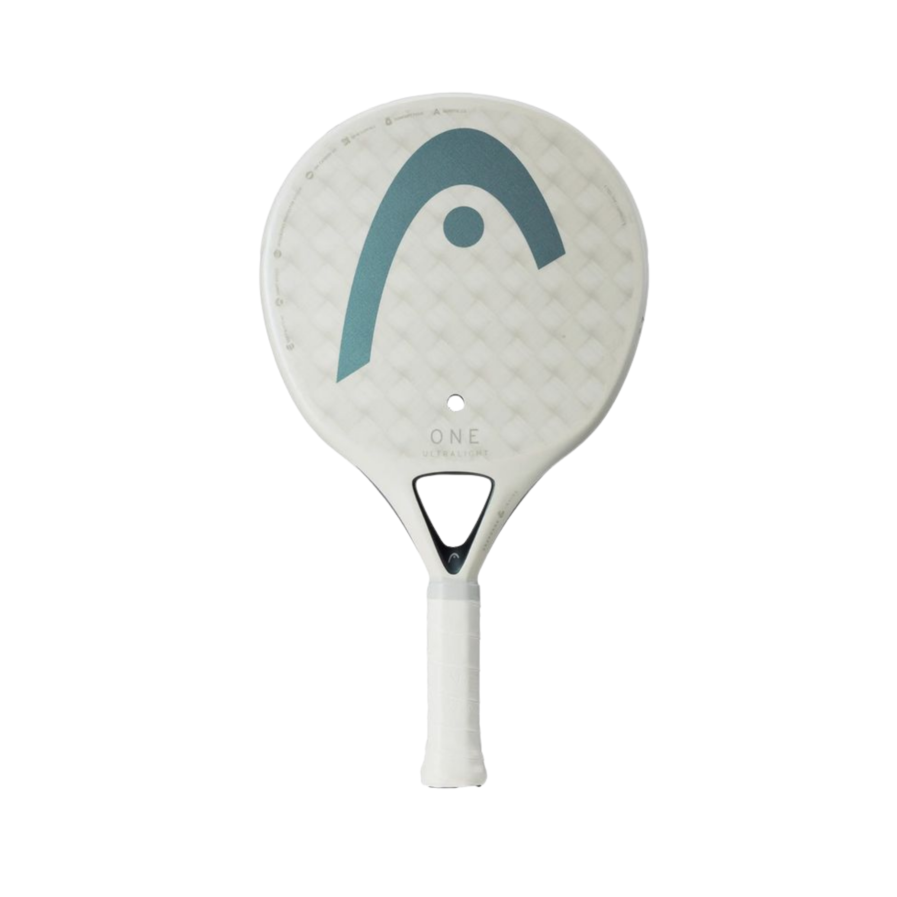 Head One Ultralight White Padel Racquet - White