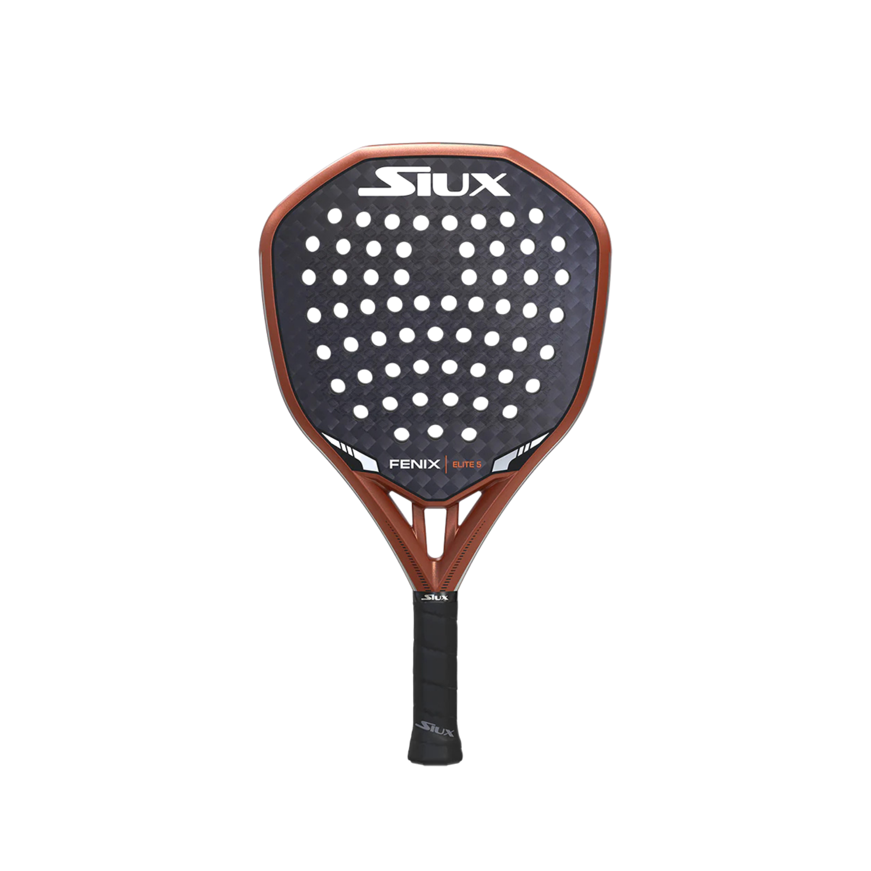 Siux Fenix Elite 5 Padel Racket - Brown Black
