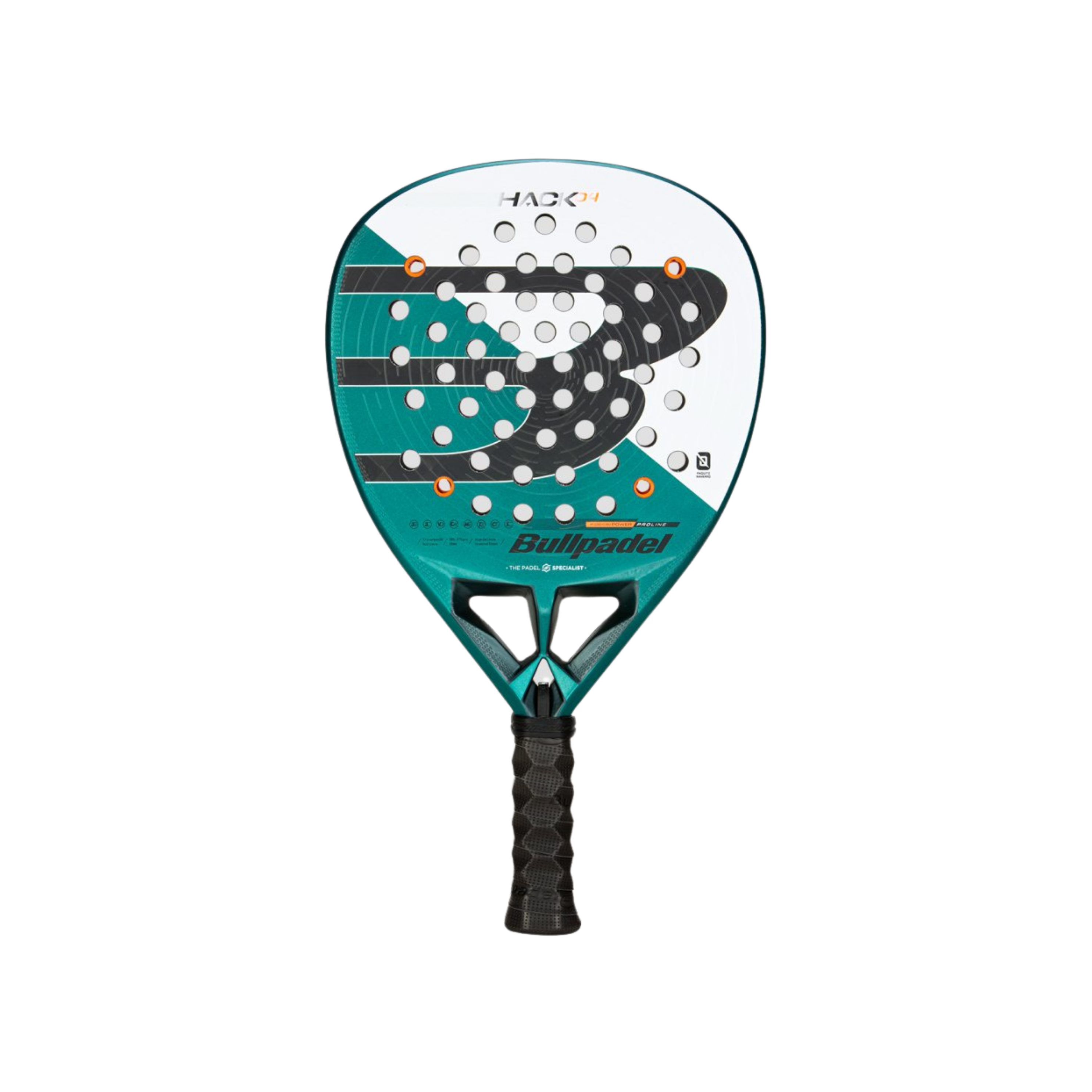 Bullpadel Hack 04 2025 Paquito Navarro Padel Racket - Green White