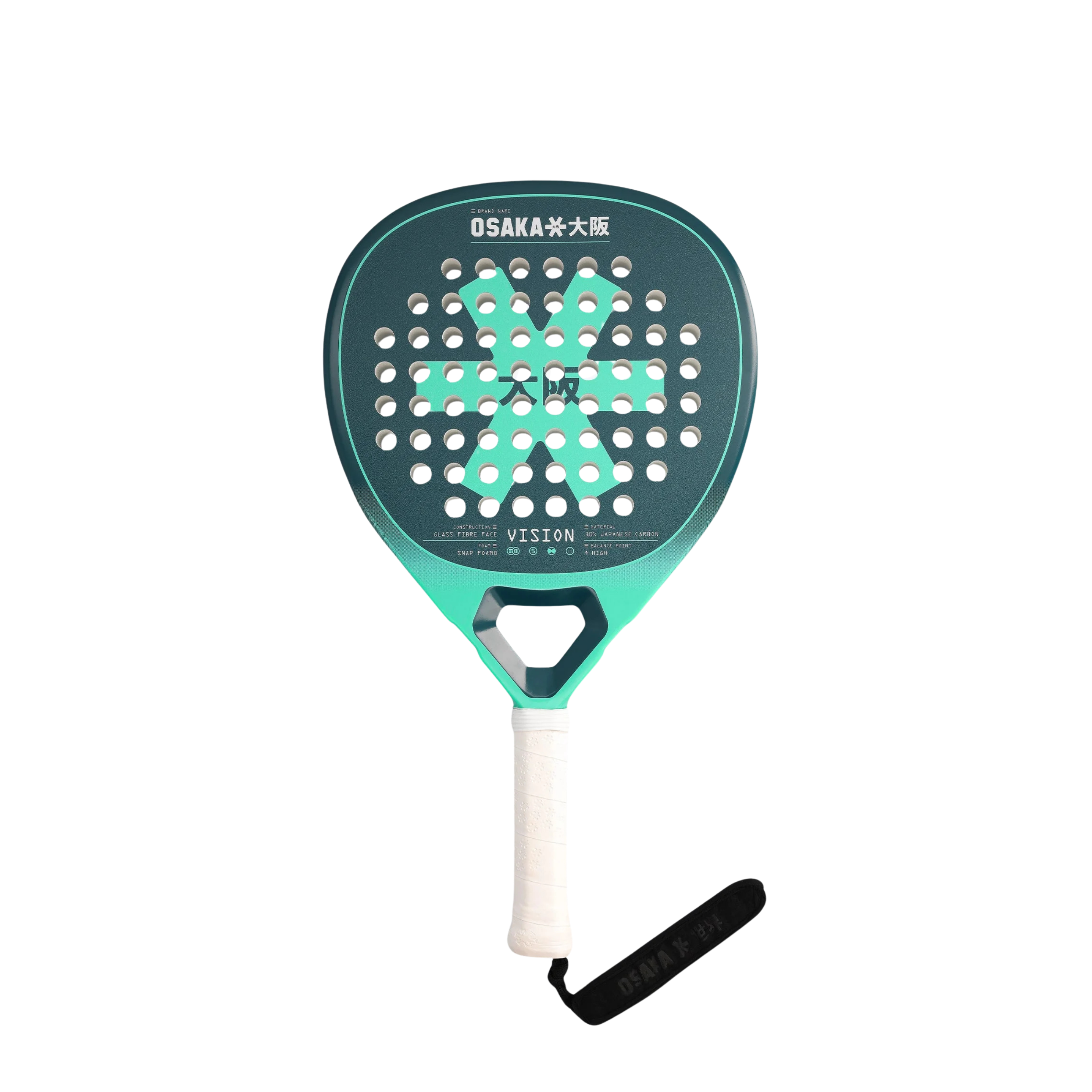 Osaka Vision Power Transformative Padel Racket - Teal